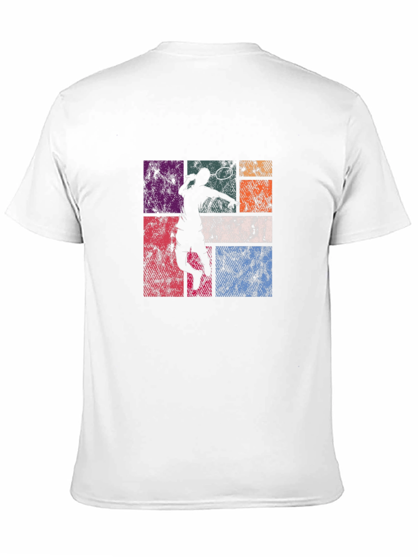 Camiseta Hombre Diseño Tenis Retro