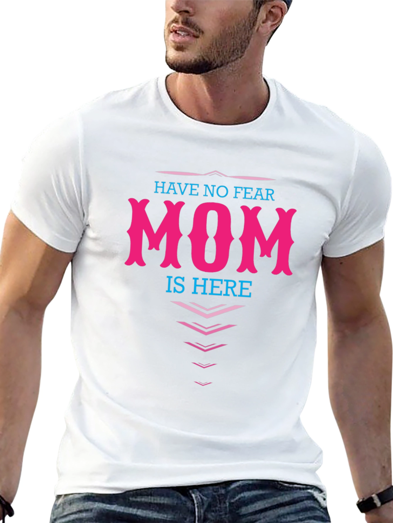Camiseta Negra Mom is Here