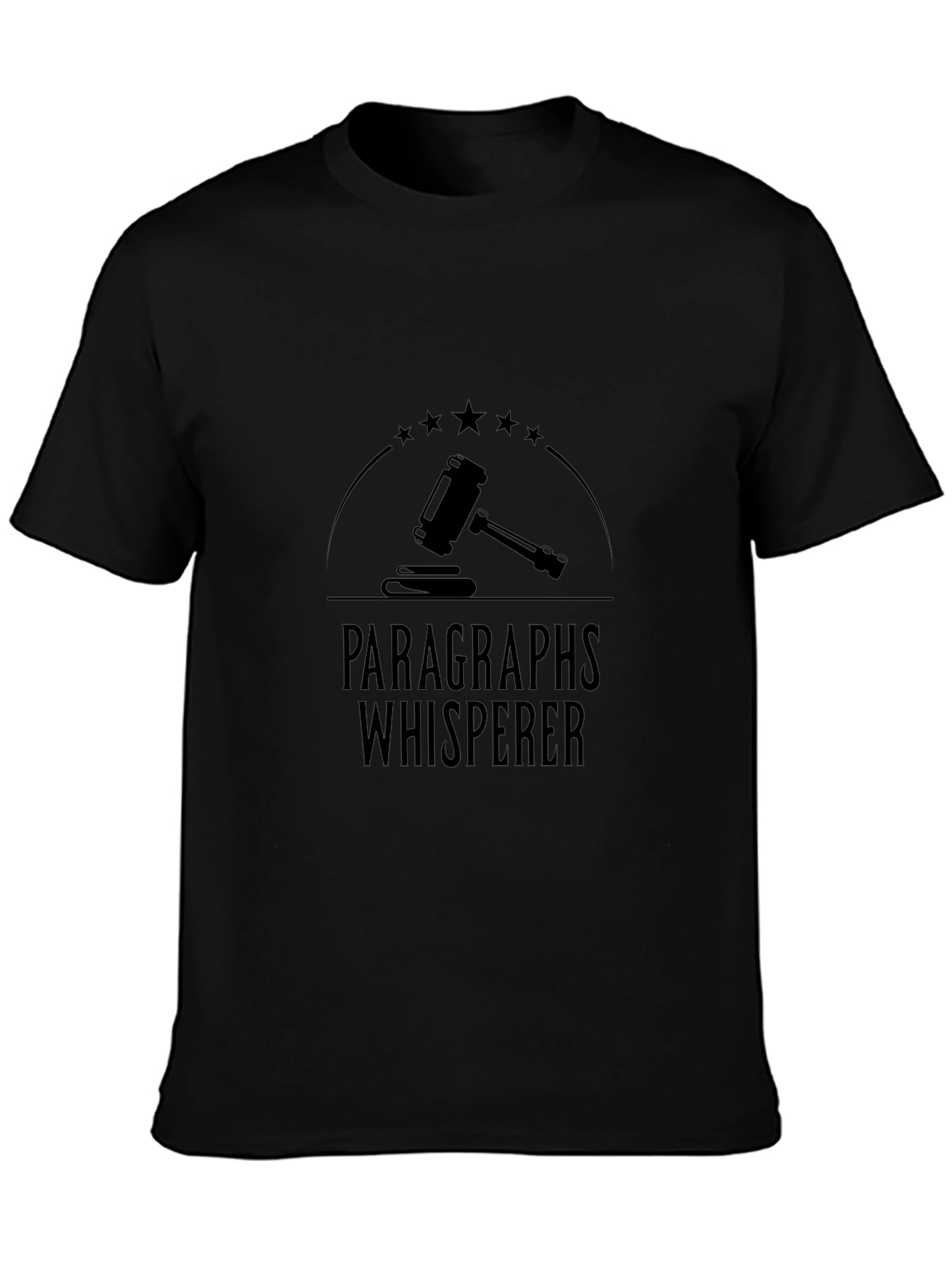 Camiseta Negra: Susurrador de Párrafos