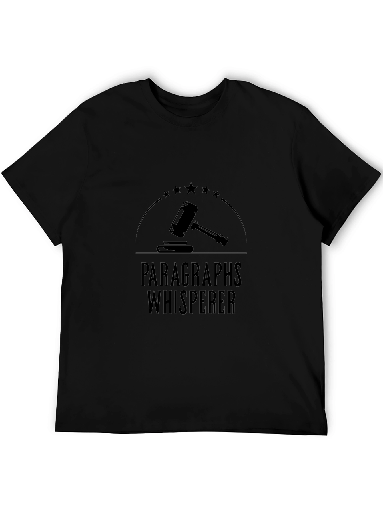 Camiseta Negra: Susurrador de Párrafos