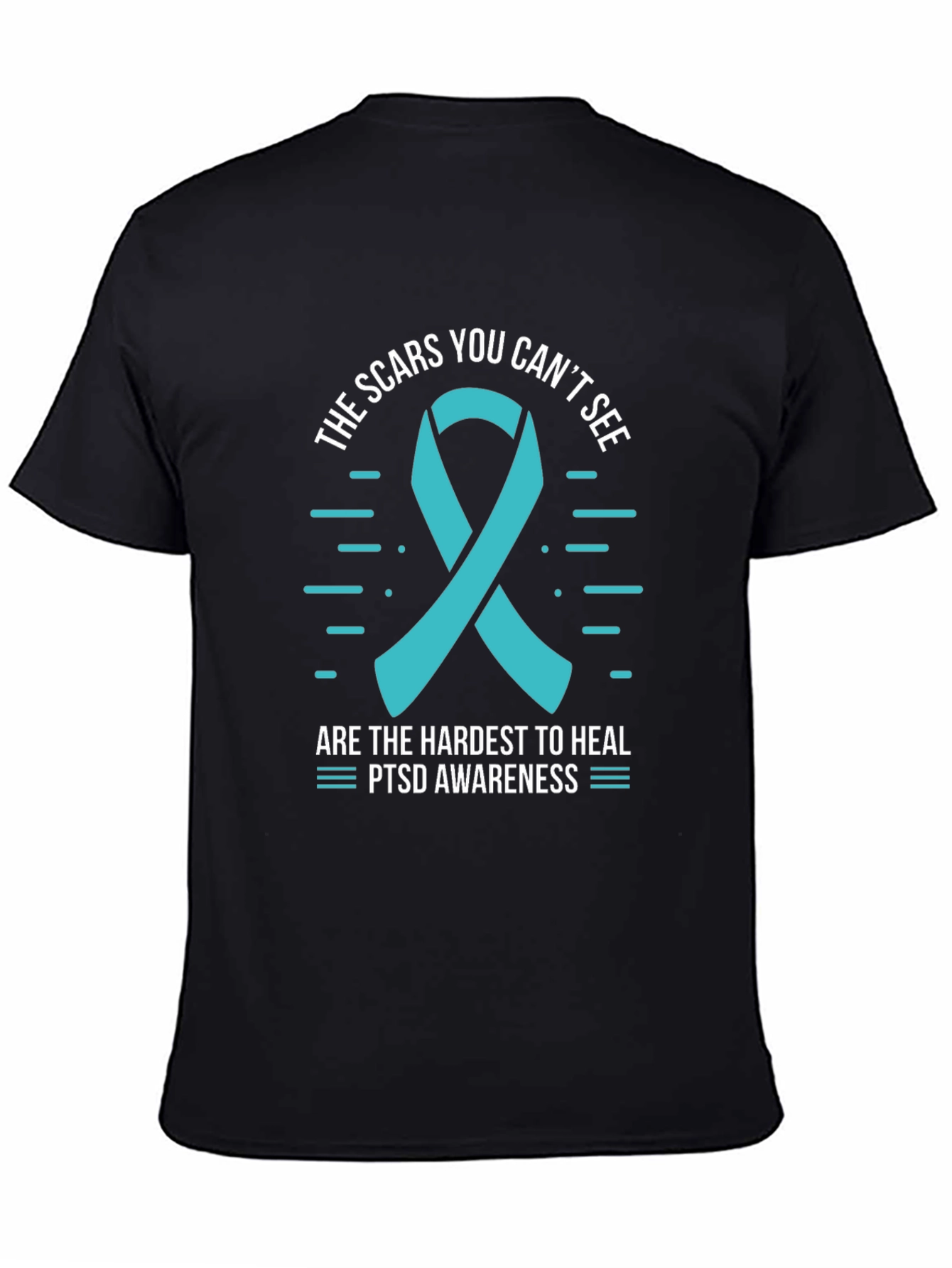 Camiseta Conciencia PTSD: Las Cicatrices Que No Se Ven
