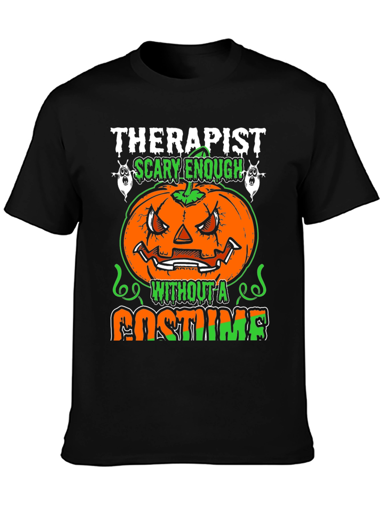 Camiseta Halloween Therapist Scary Enough