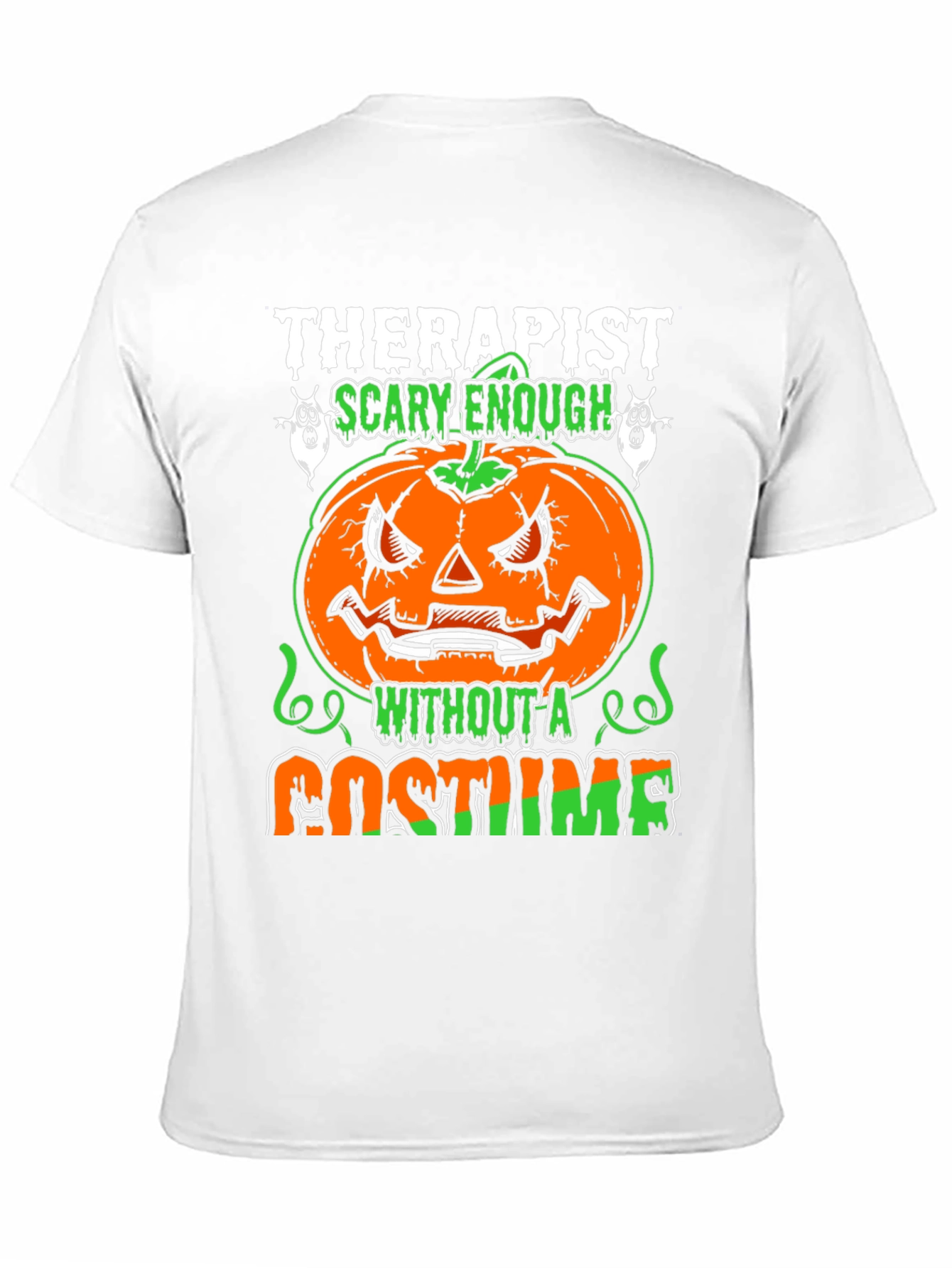 Camiseta Halloween Therapist Scary Enough