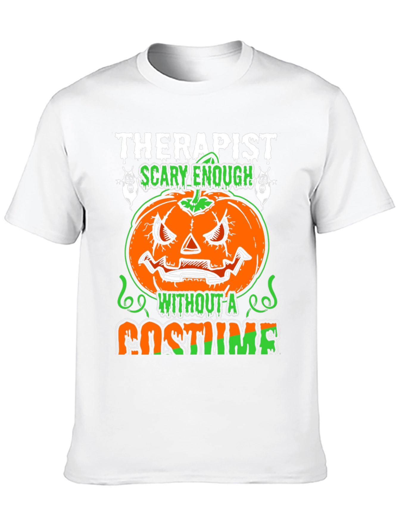 Camiseta Halloween Therapist Scary Enough