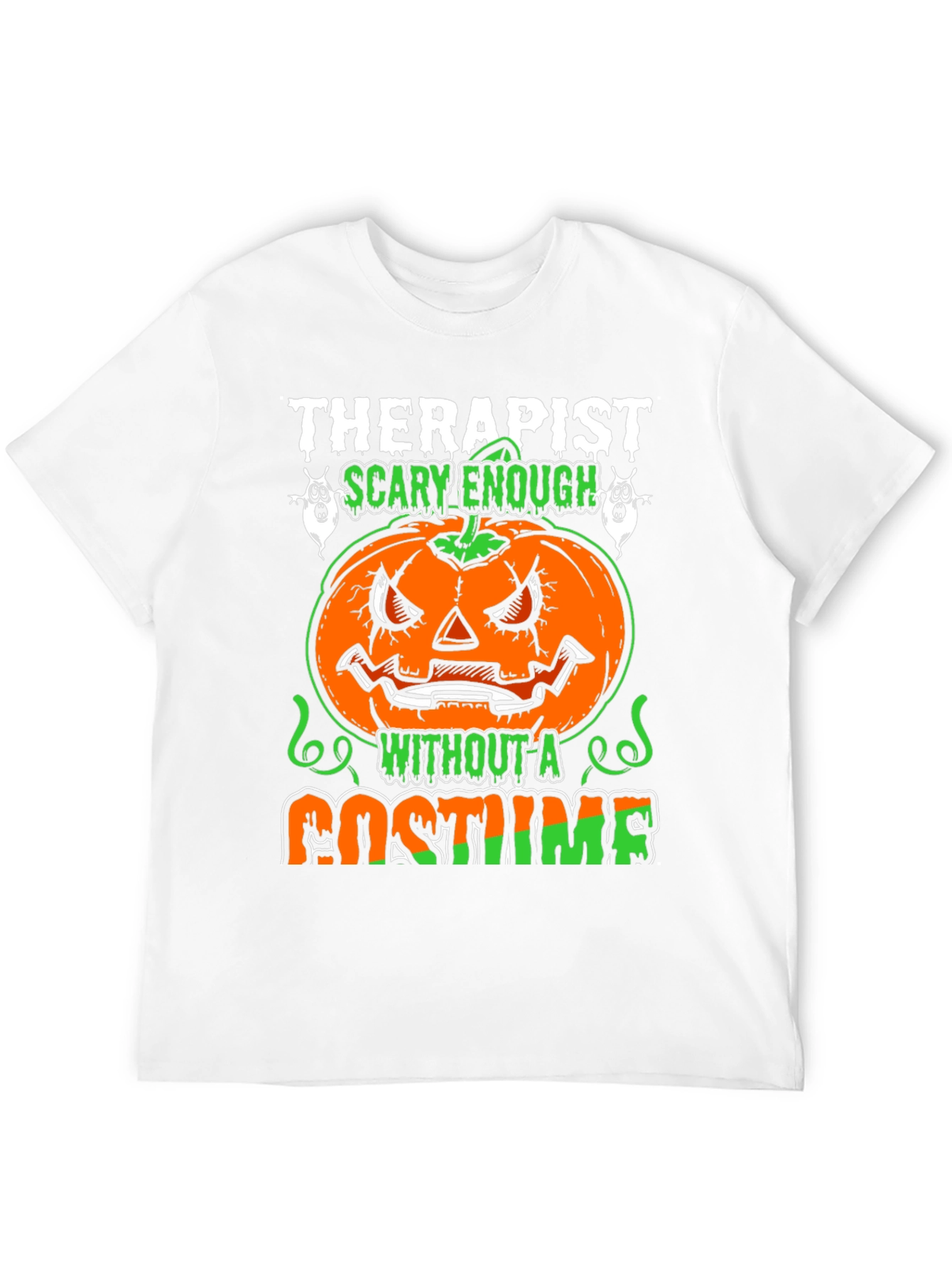 Camiseta Halloween Therapist Scary Enough