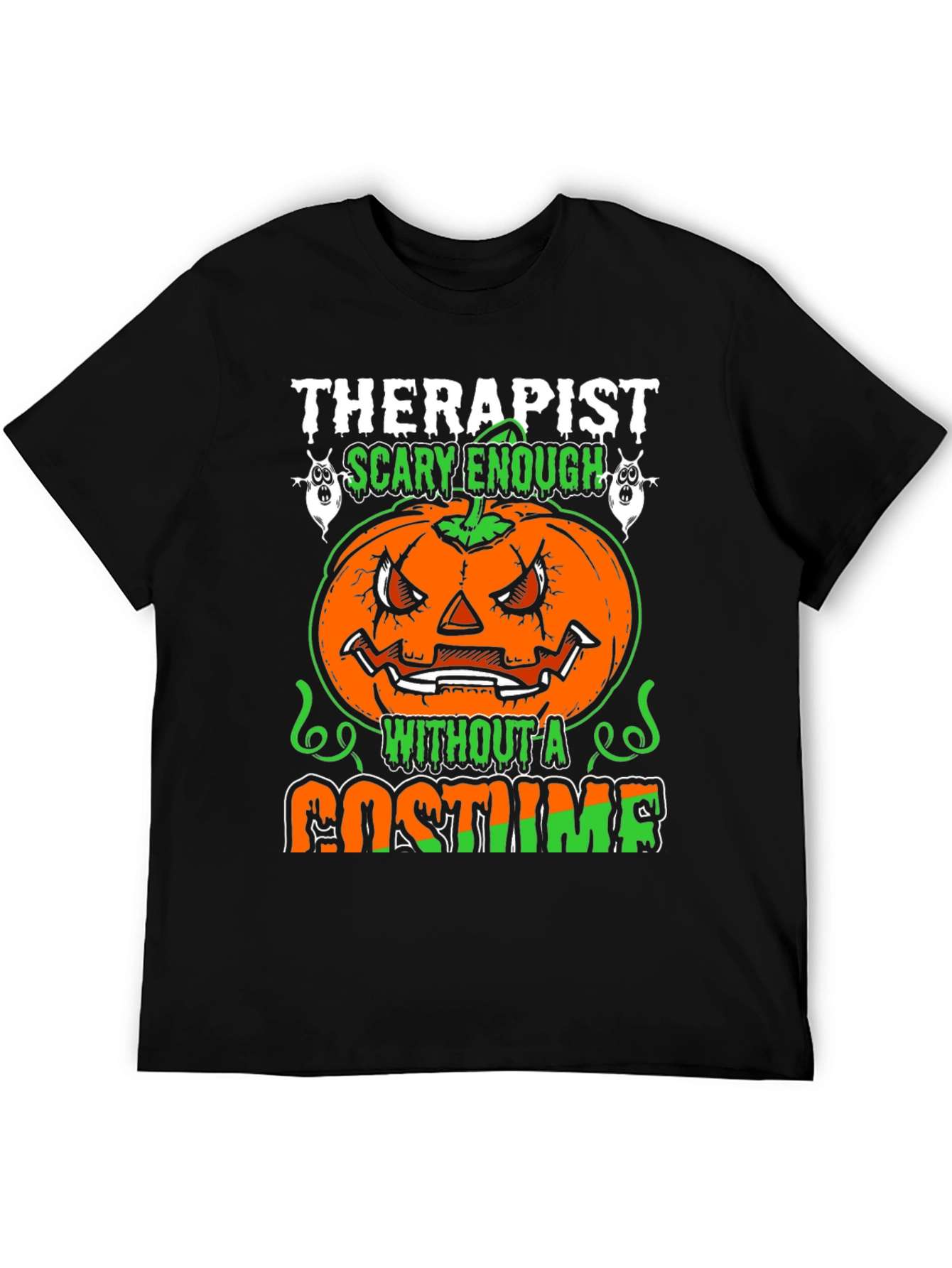 Camiseta Halloween Therapist Scary Enough