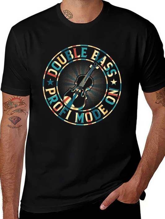 Camiseta Negra Double Bass Profi Mode On