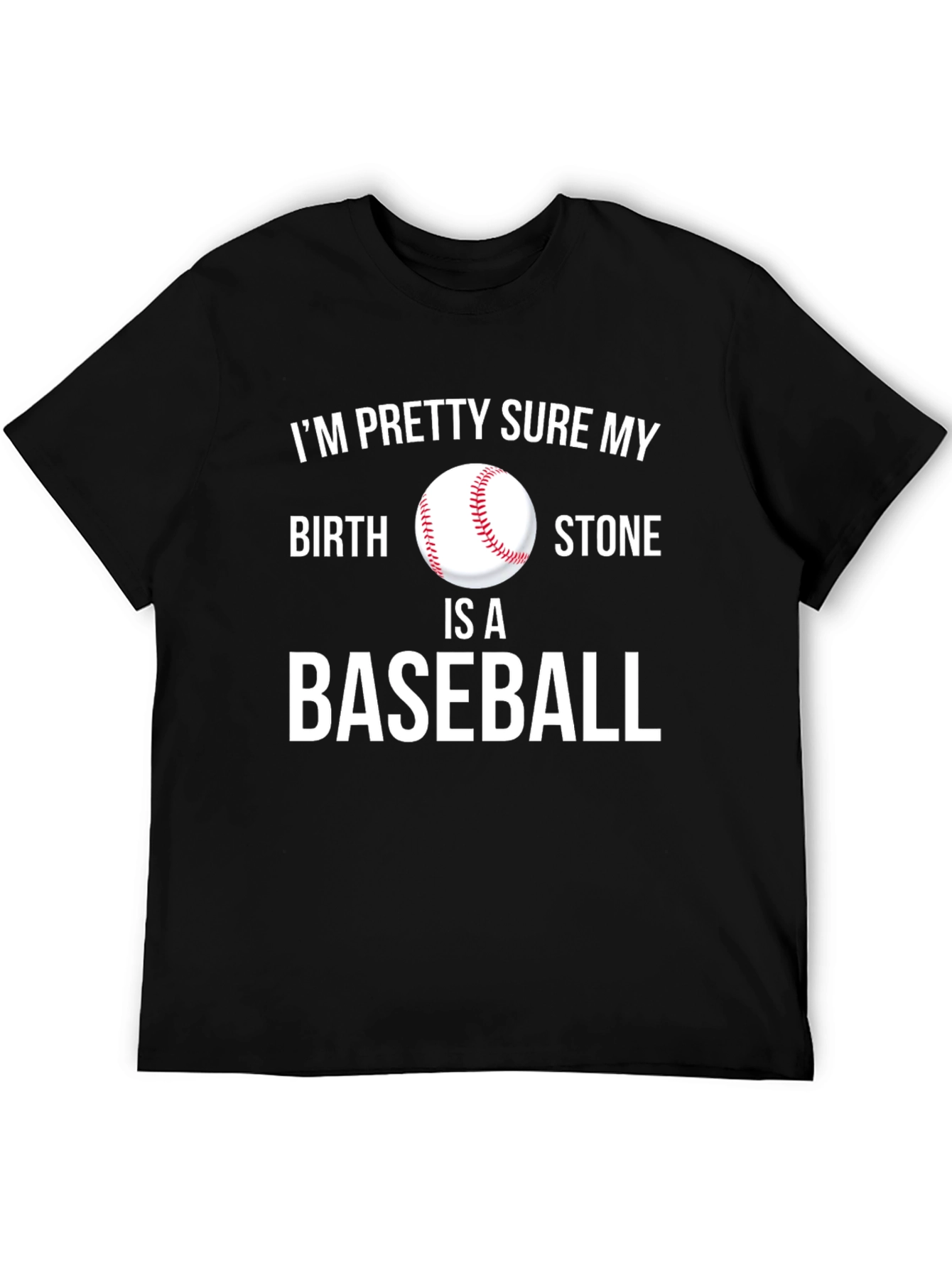 Camiseta Negra: Mi Piedra Natal es Béisbol