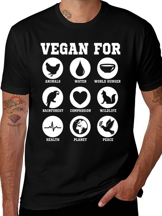 Camiseta Vegana: Animales Agua y Compasión