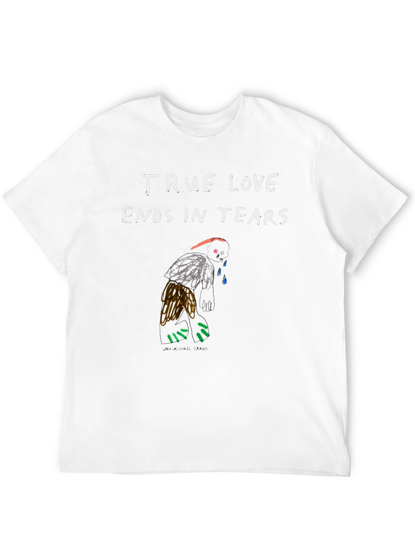 Camiseta Negra True Love Ends in Tears