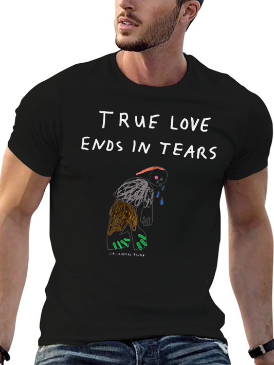 Camiseta Negra True Love Ends in Tears