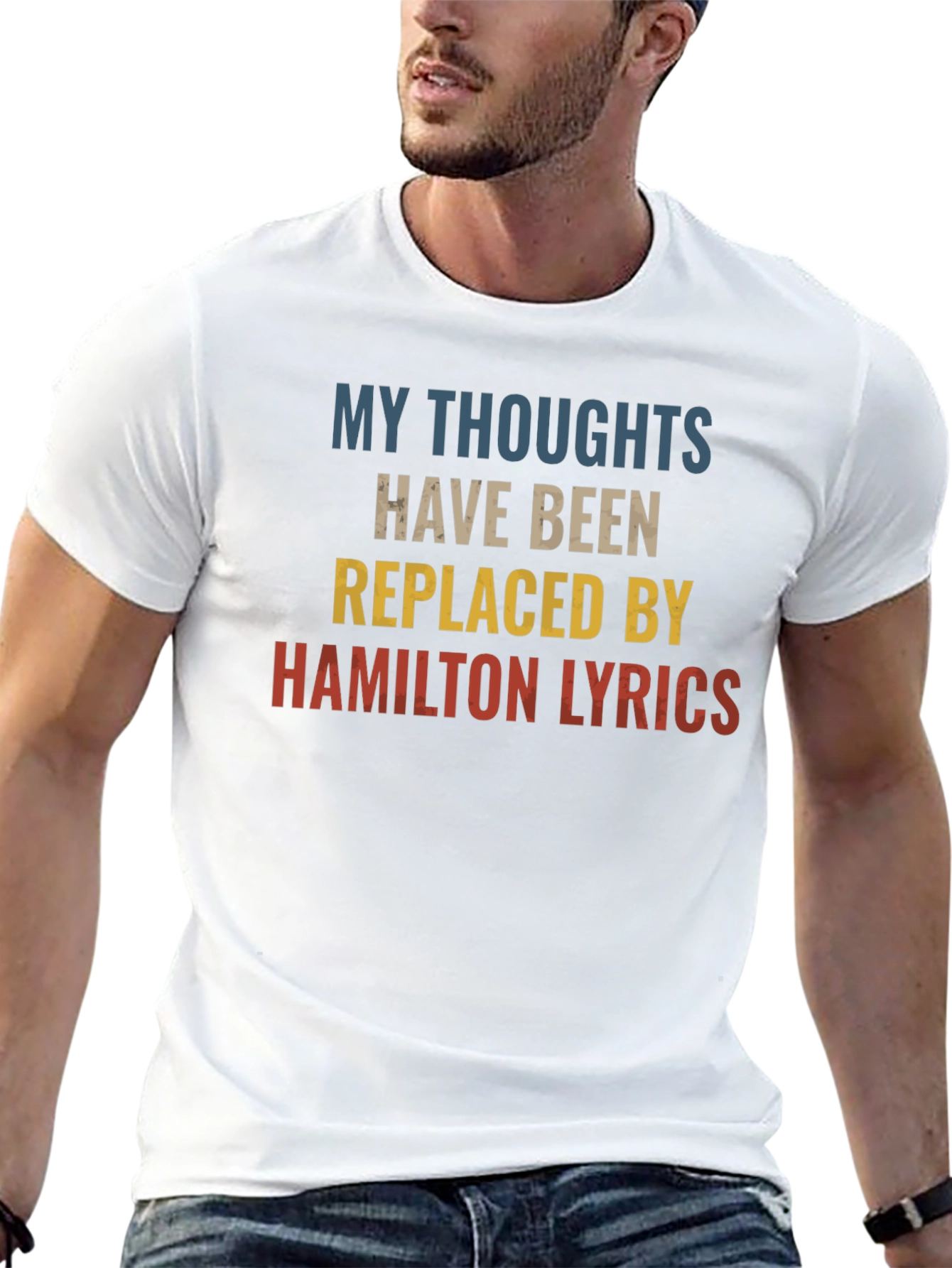 Camiseta Negra: Mis Pensamientos Letras de Hamilton