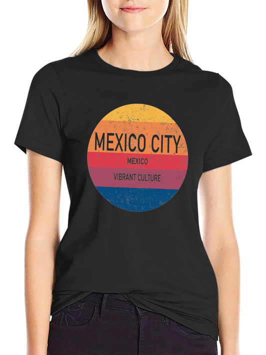 Camiseta México City Vintage - Cultura Vibrante