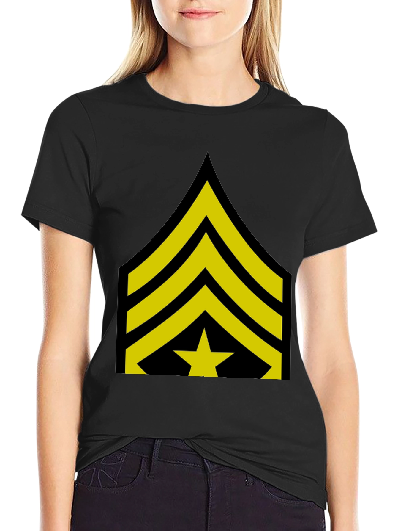 Camiseta Negra Sargento Mayor