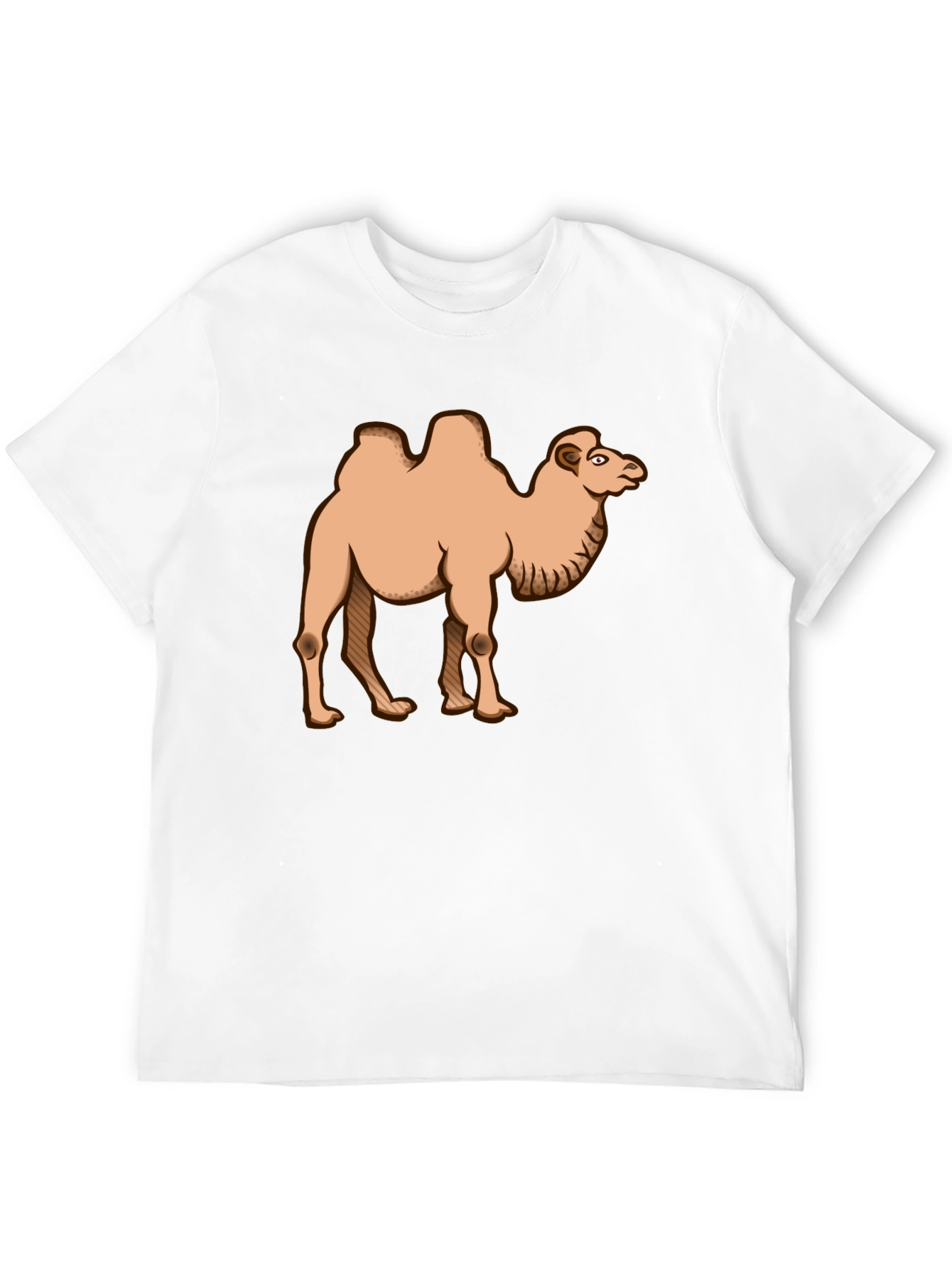 Camiseta Negra con Diseño de Camello