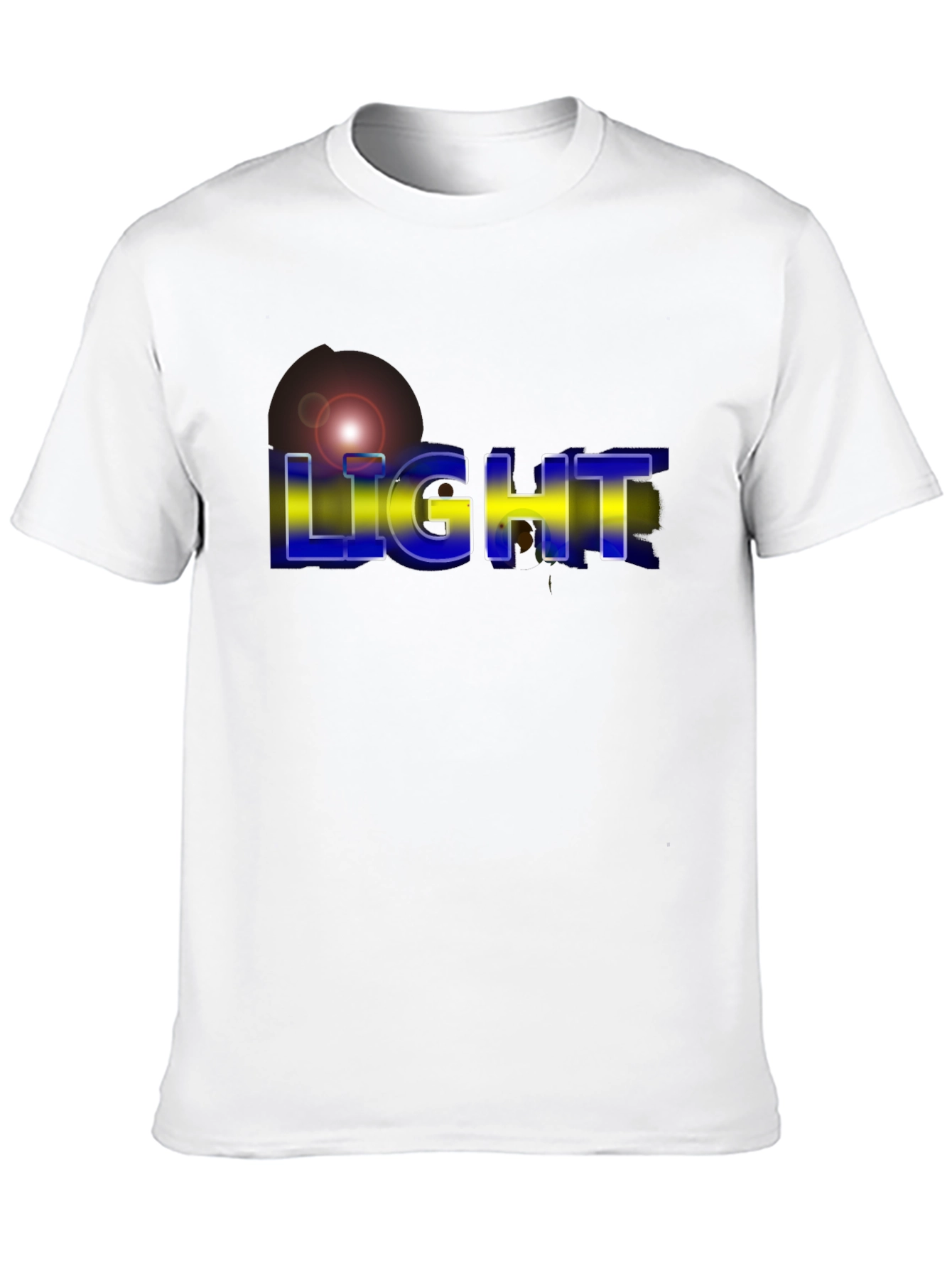 Camiseta Negra Hombre - Diseño Light Moderno