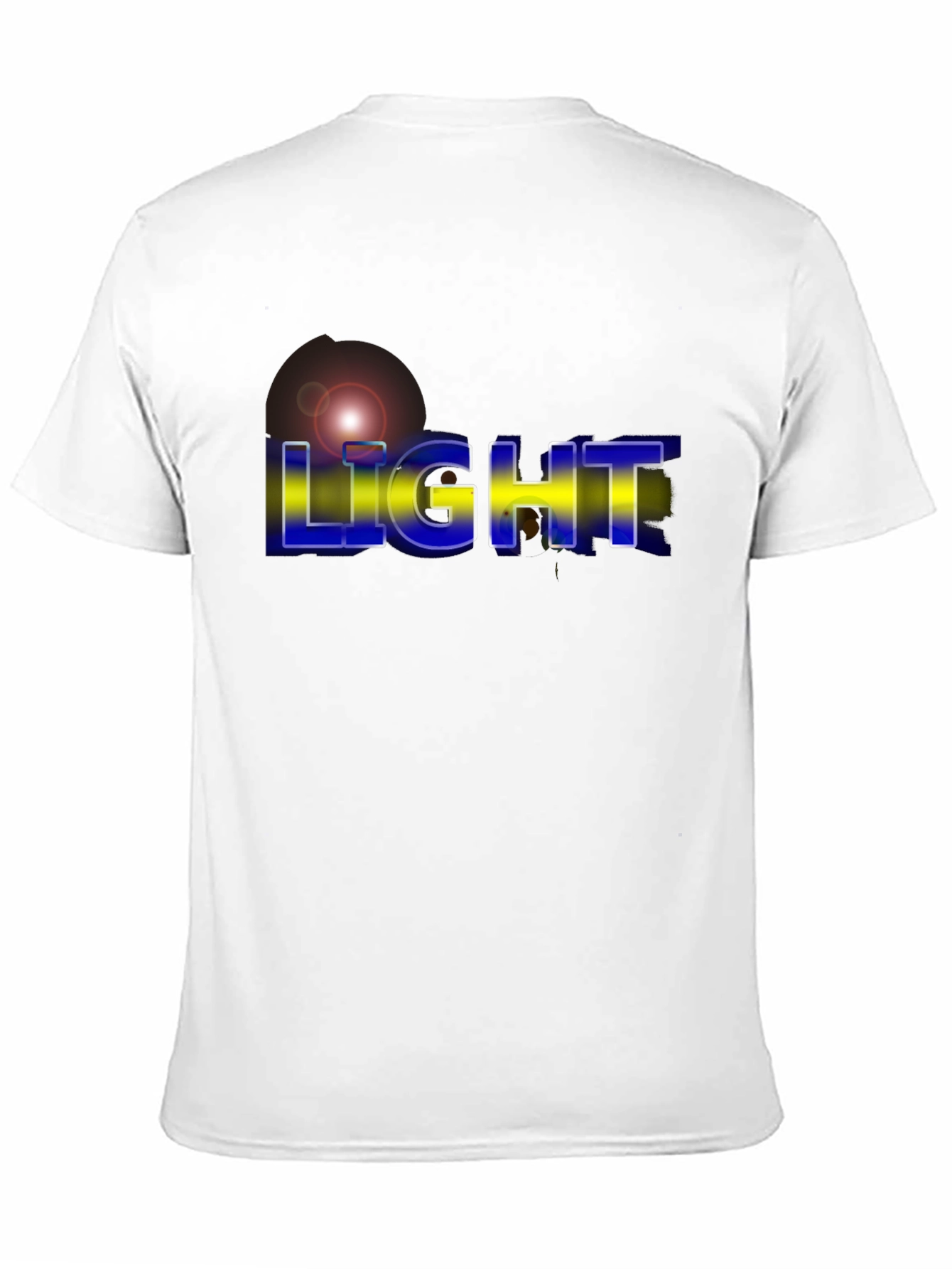 Camiseta Negra Hombre - Diseño Light Moderno