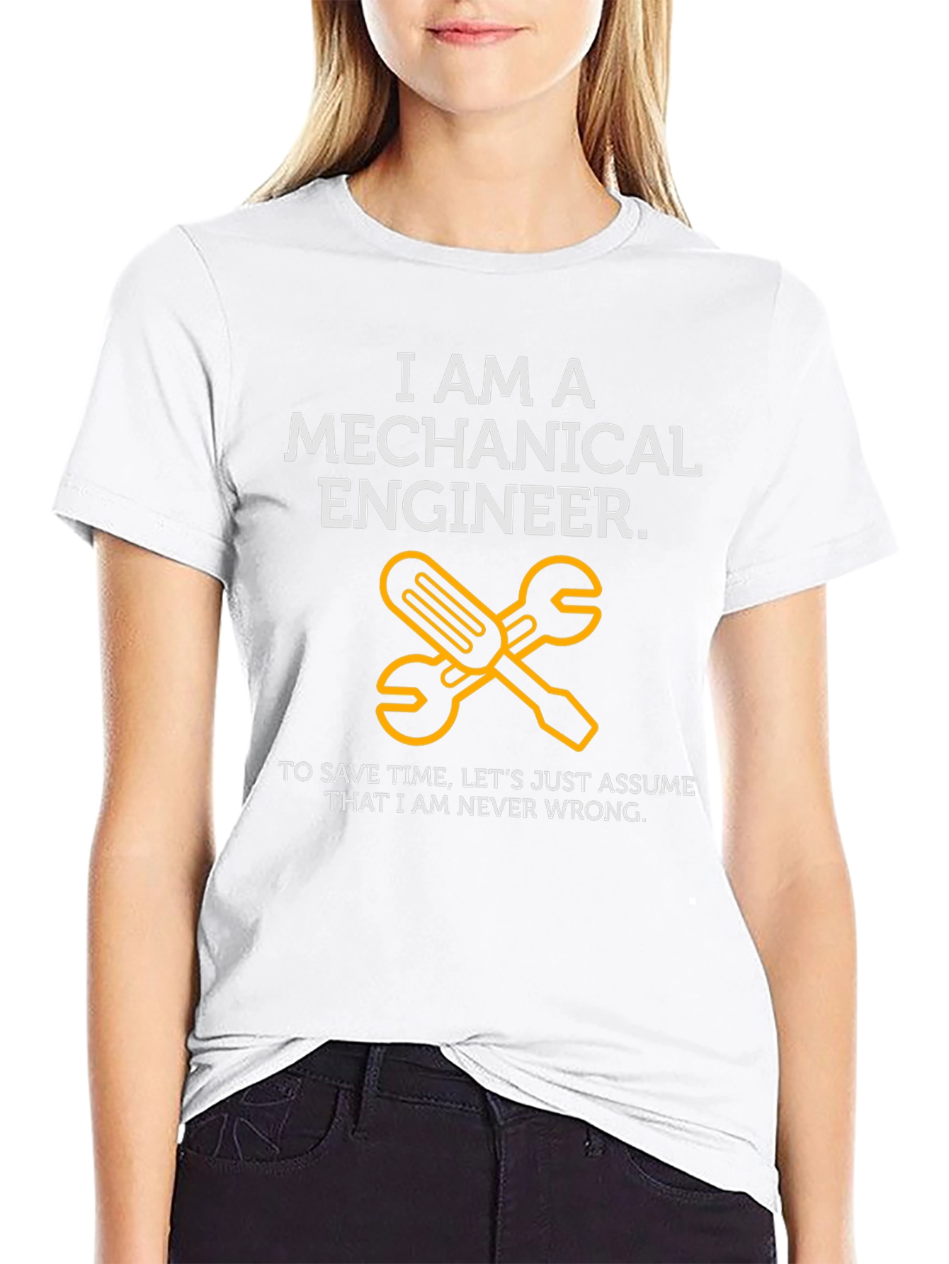 Camiseta Ingeniero Mecánico: Siempre Correcto