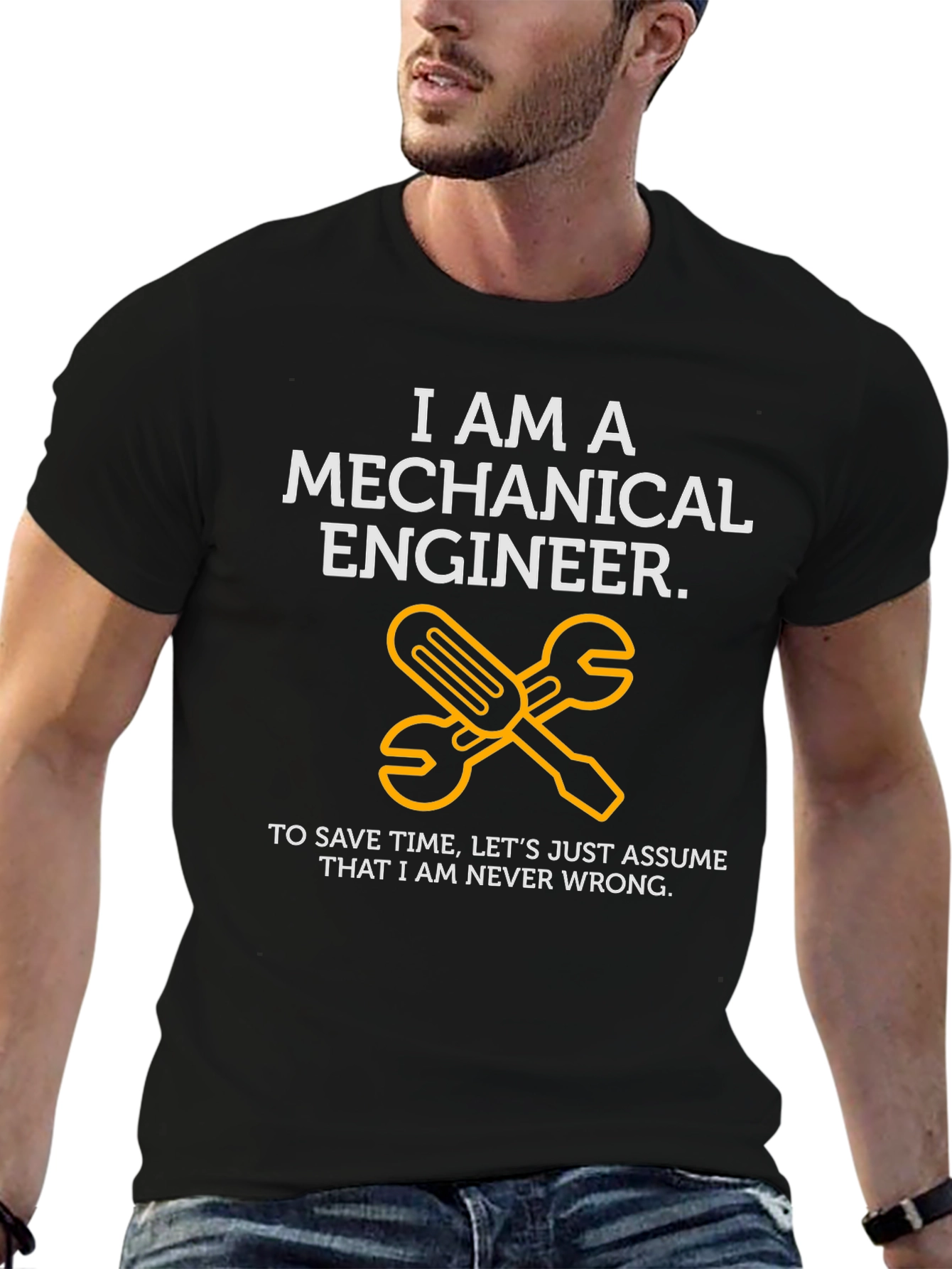 Camiseta Ingeniero Mecánico: Siempre Correcto