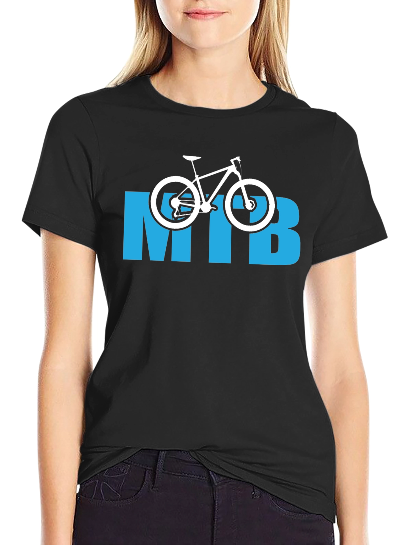 Camiseta Negra MTB Ciclismo