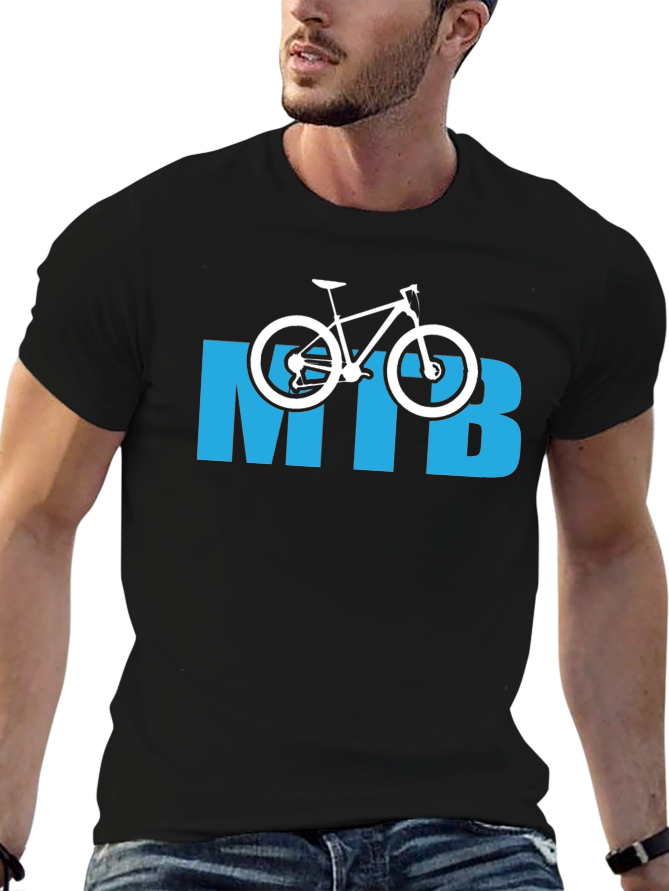 Camiseta Negra MTB Ciclismo
