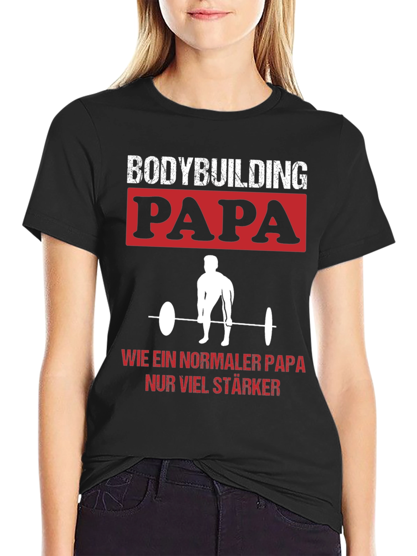Camiseta Bodybuilding Papa: ¡Más Fuerte Que Un Oso!