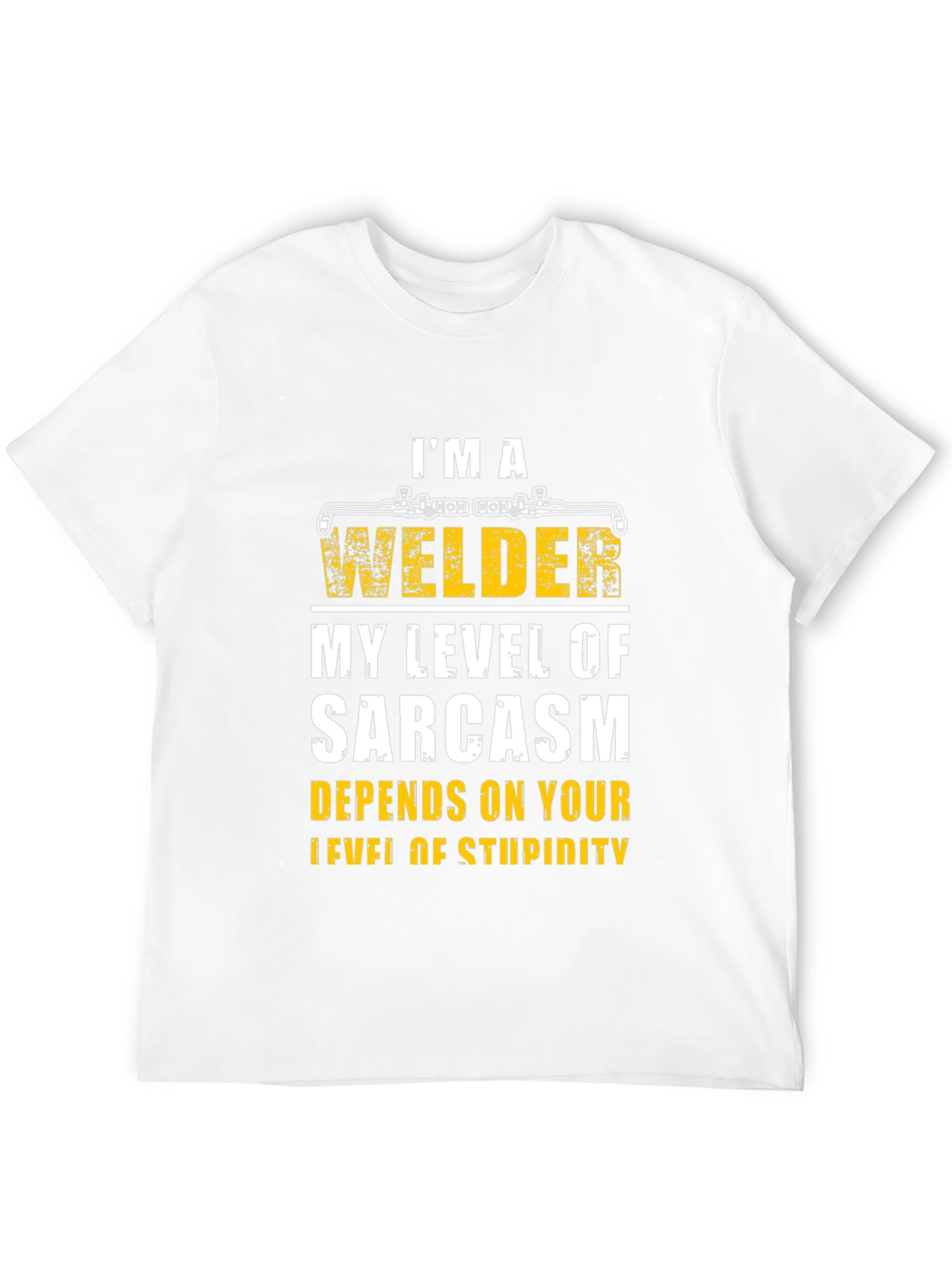 Camiseta Negra Soy Soldador - Nivel de Sarcasmo