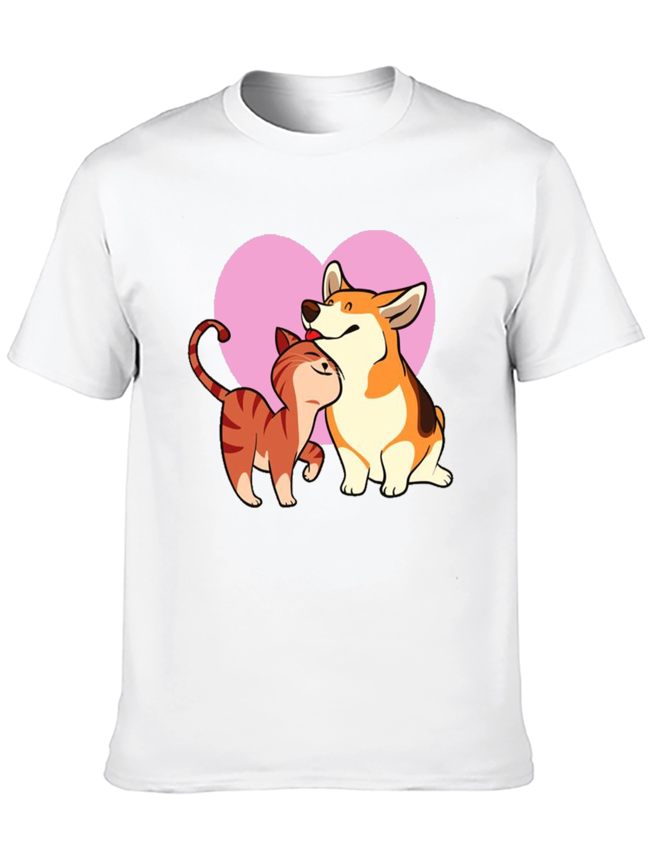 Camiseta Negra: Amor Gatuno y Perruno