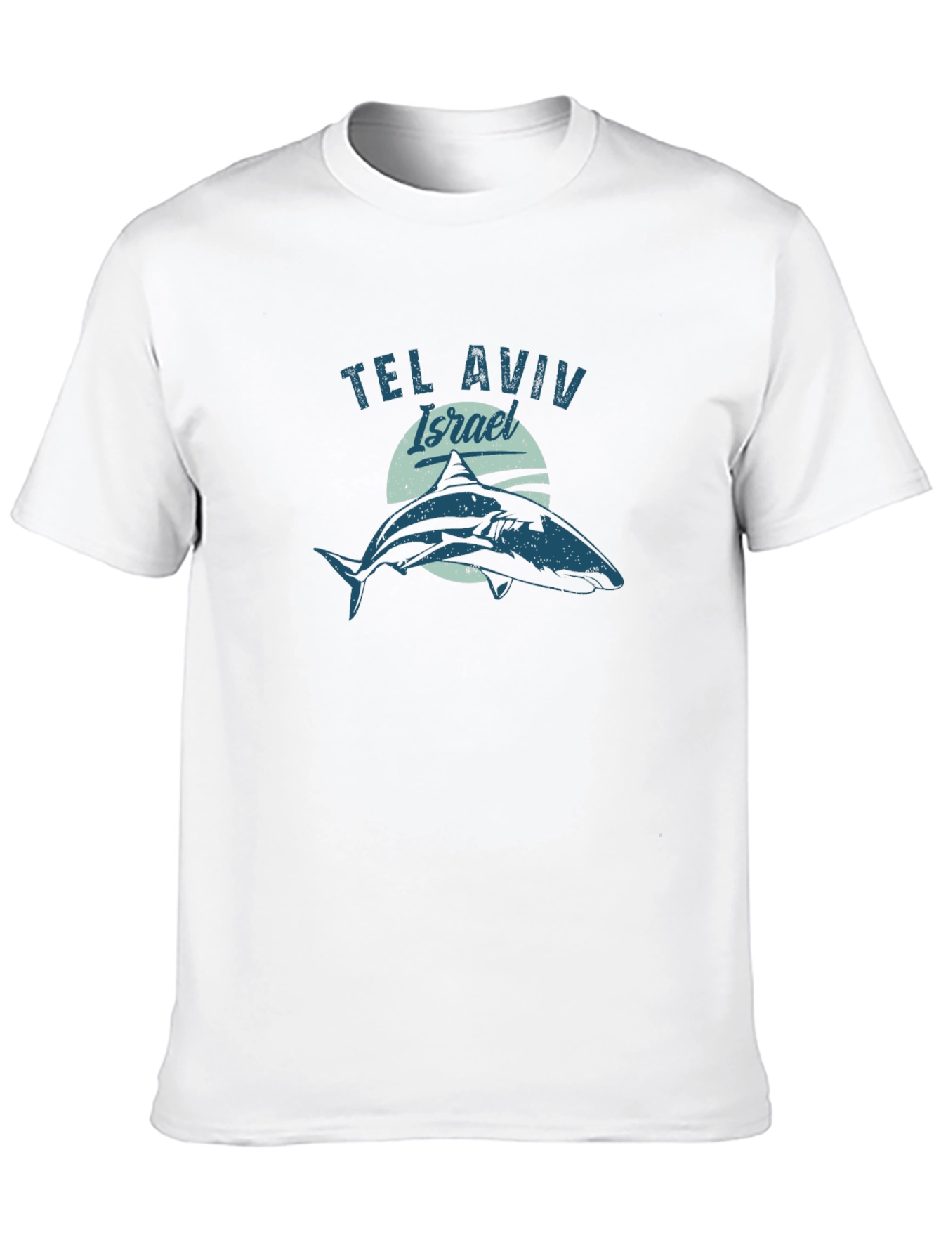 Camiseta Negra Tel Aviv Israel Tiburón