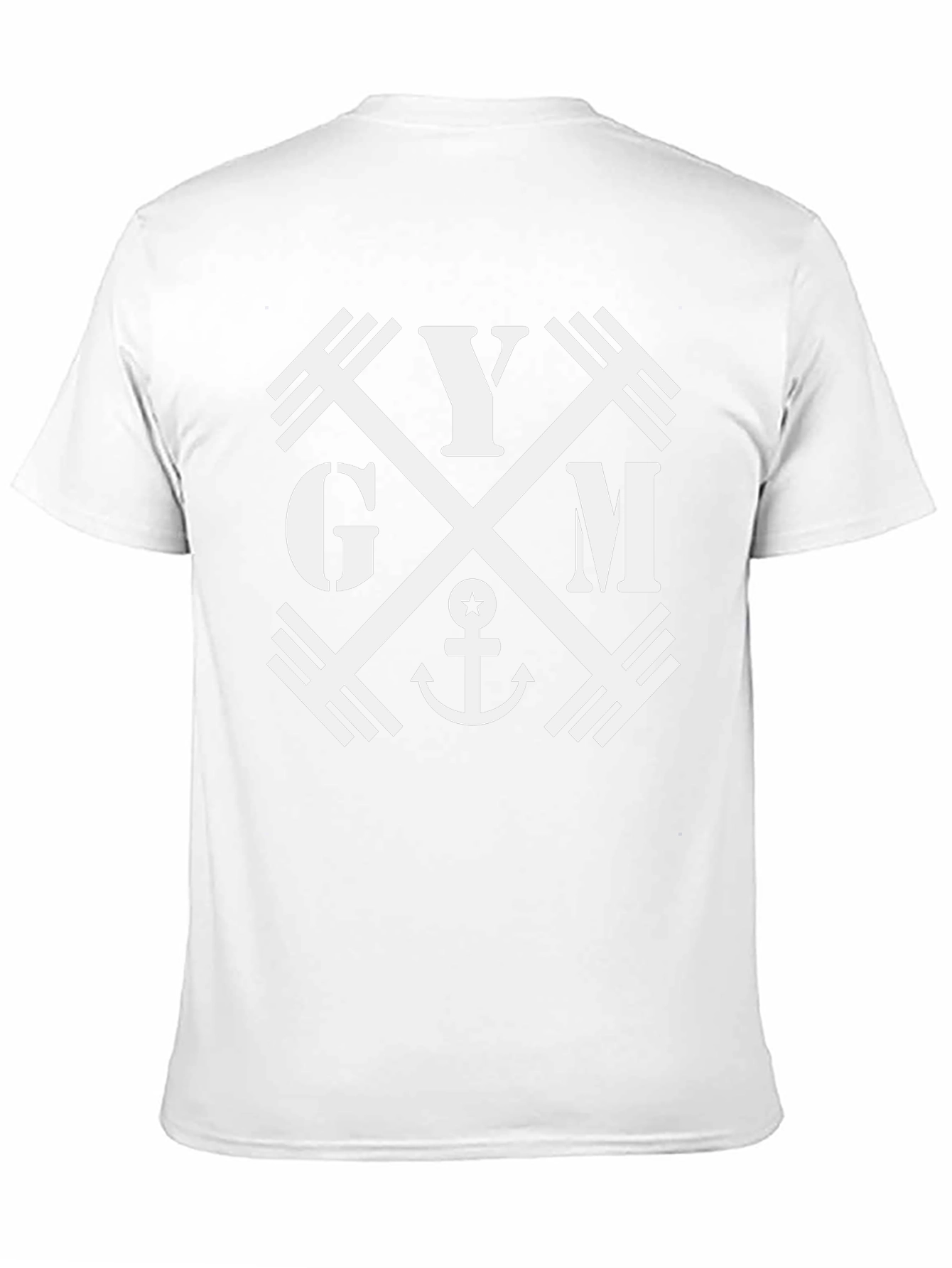 Camiseta Negra GYM Crossfit con Ancla