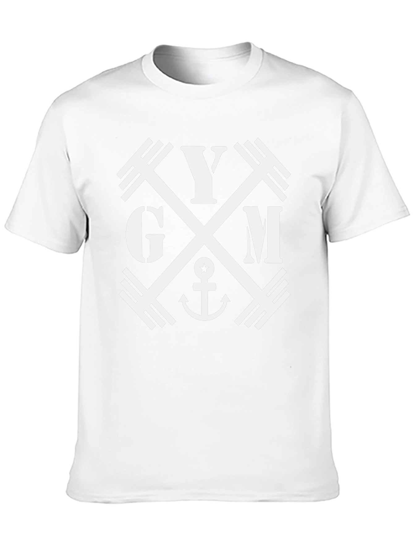 Camiseta Negra GYM Crossfit con Ancla