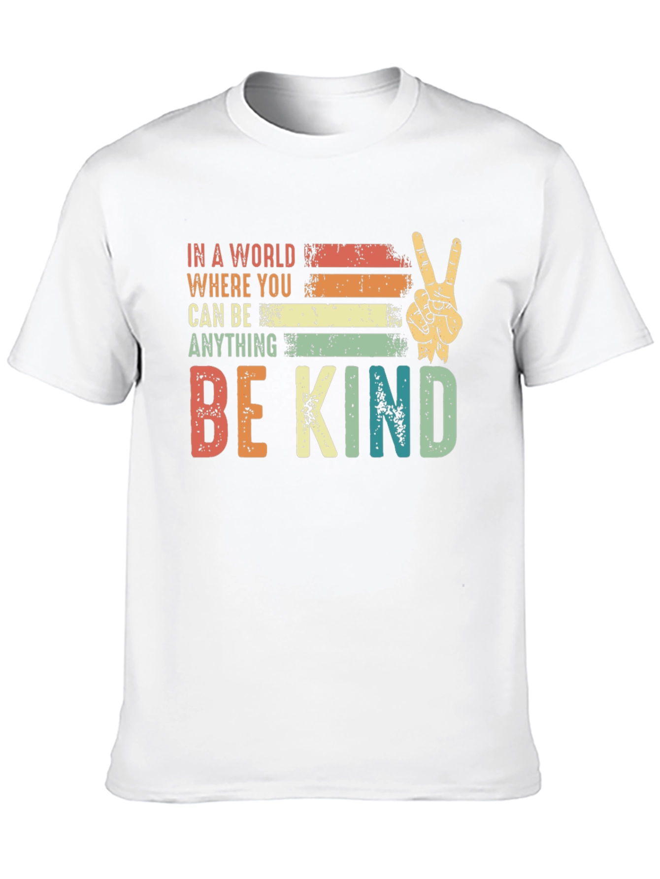 Camiseta Negra con Mensaje Positivo Be Kind
