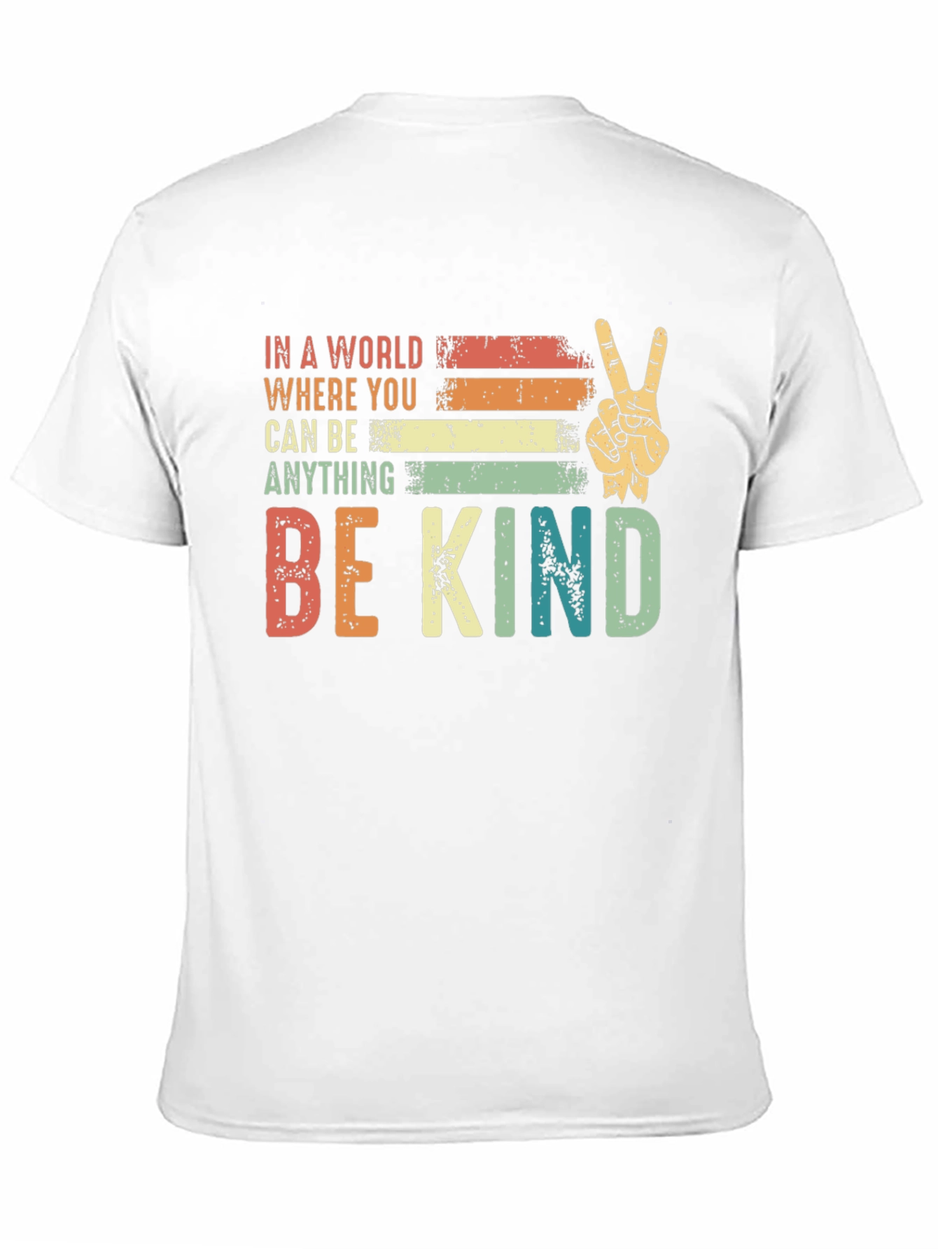 Camiseta Negra con Mensaje Positivo Be Kind
