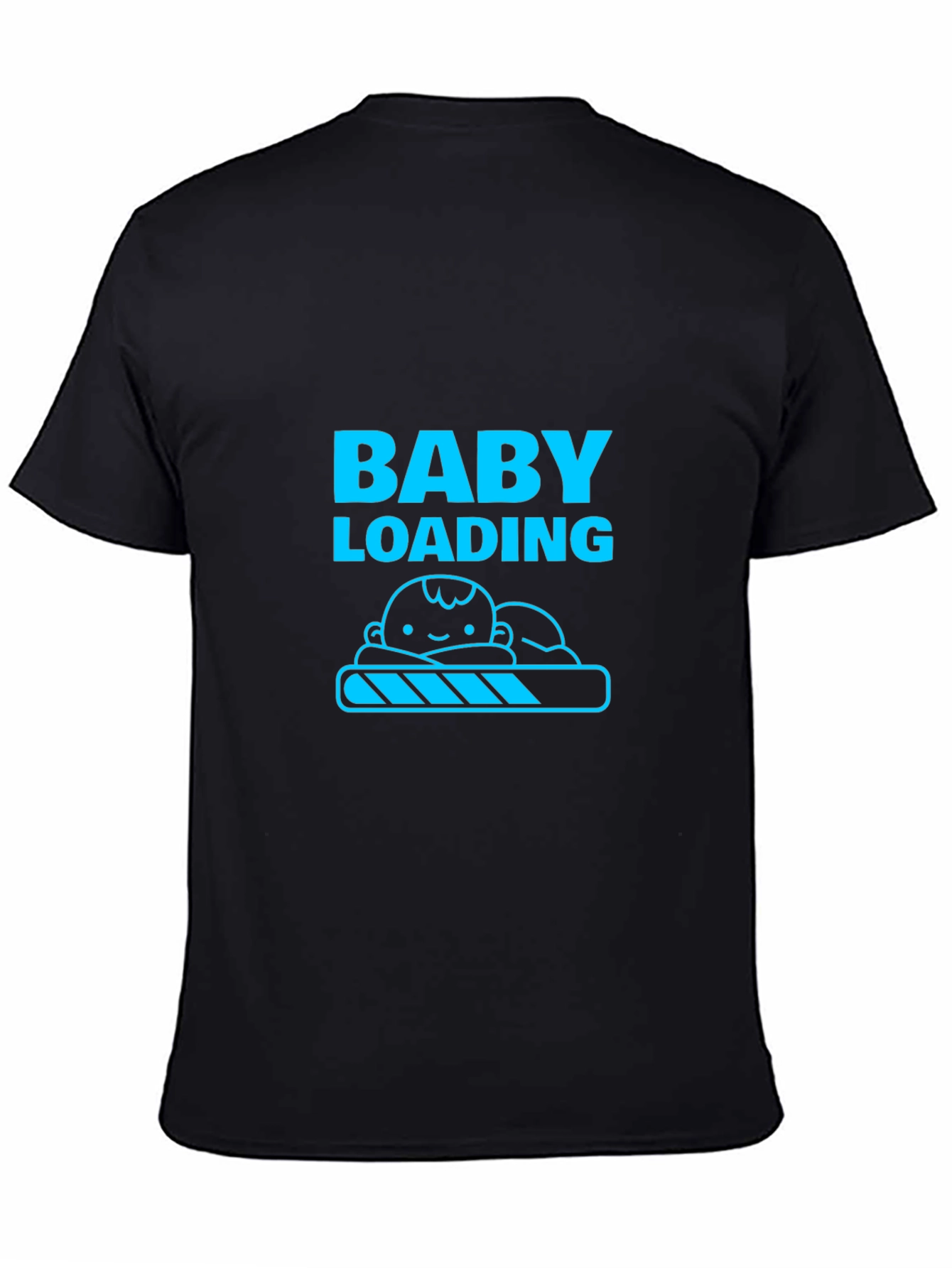 Camiseta Negra Divertida para Futuro Papá - Baby Loading