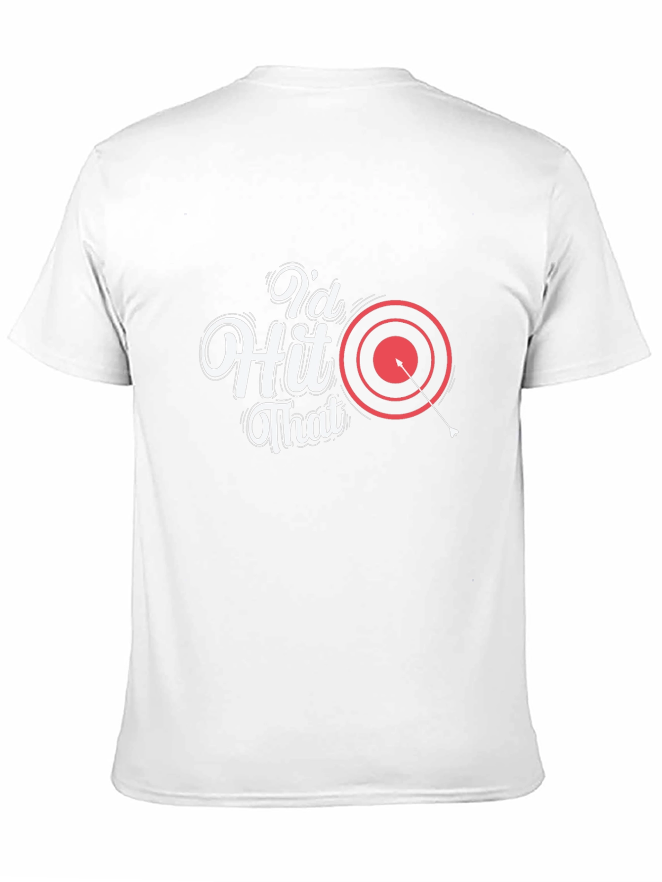 Camiseta Negra con Diseño Divertido de Tiro al Blanco