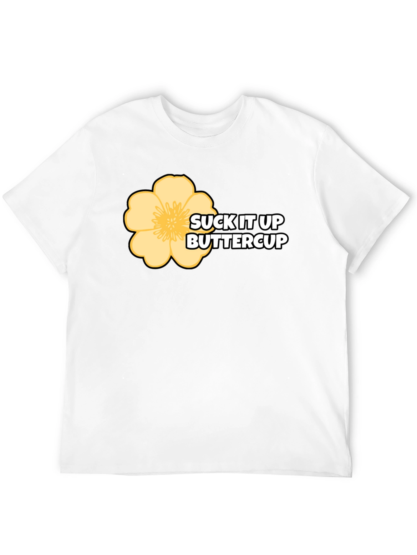 Camiseta Negra Suck It Up Buttercup