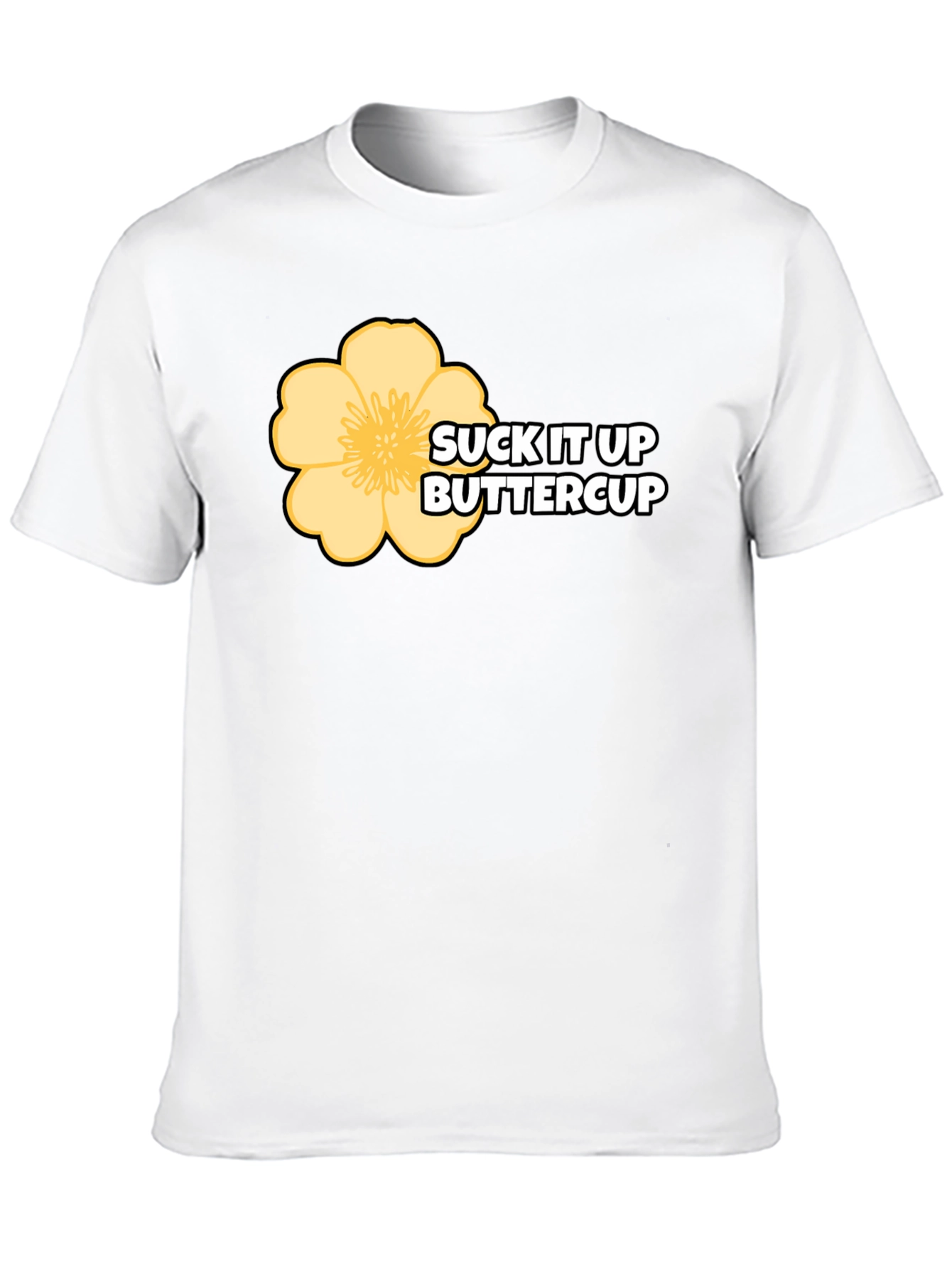 Camiseta Negra Suck It Up Buttercup