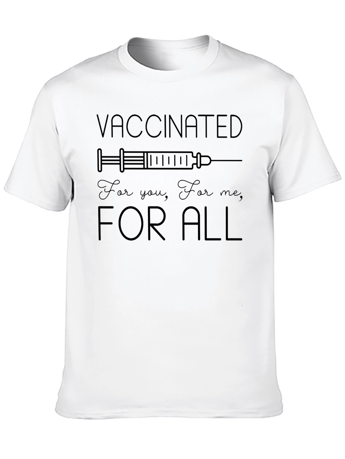 Camiseta Vacunado: Para ti Para mí Para todos