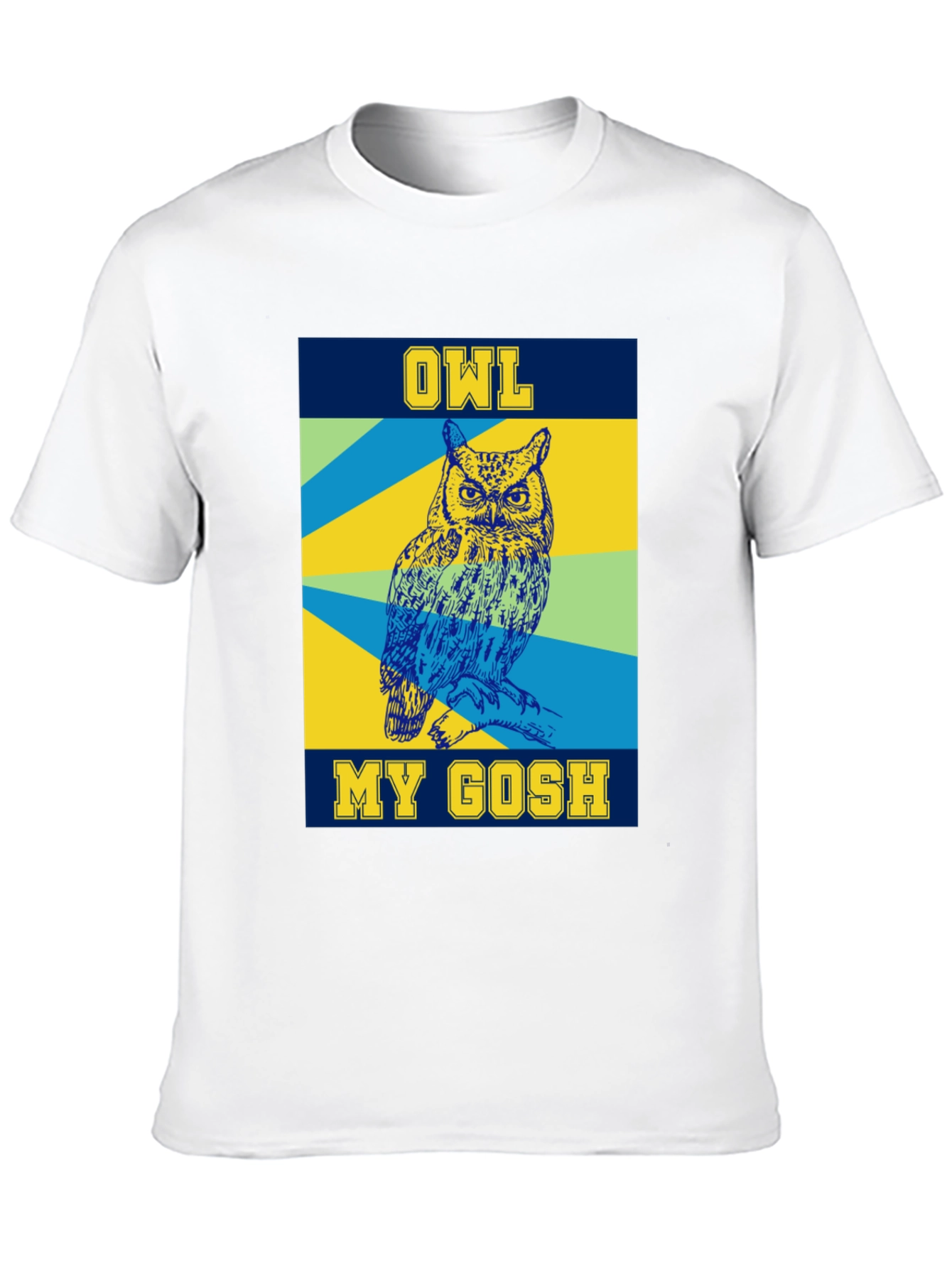 Camiseta Negra con Diseño de Búho Owl My Gosh