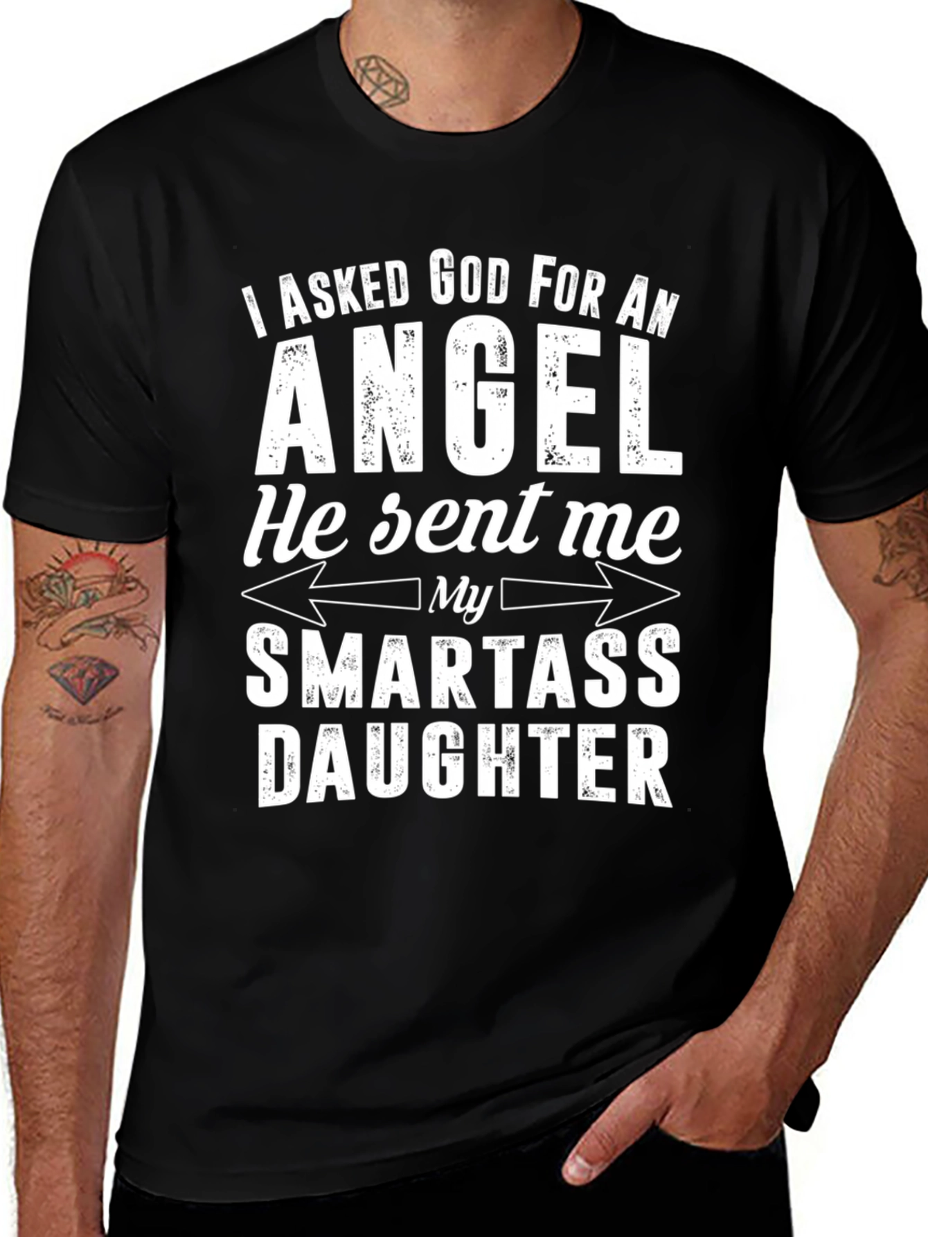 Camiseta Ángel para Papá Orgulloso
