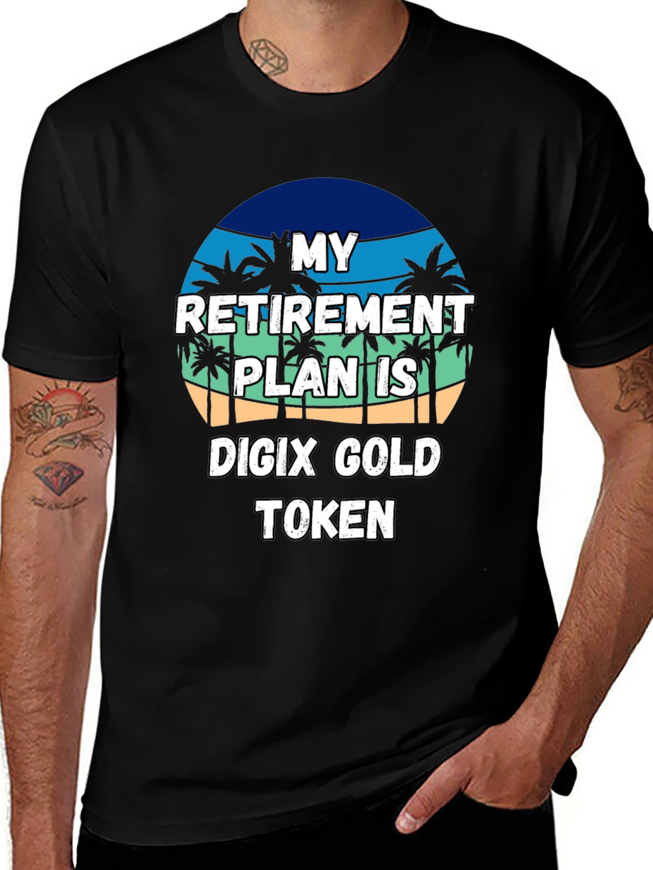 Camiseta de Retiro Digix Gold Token
