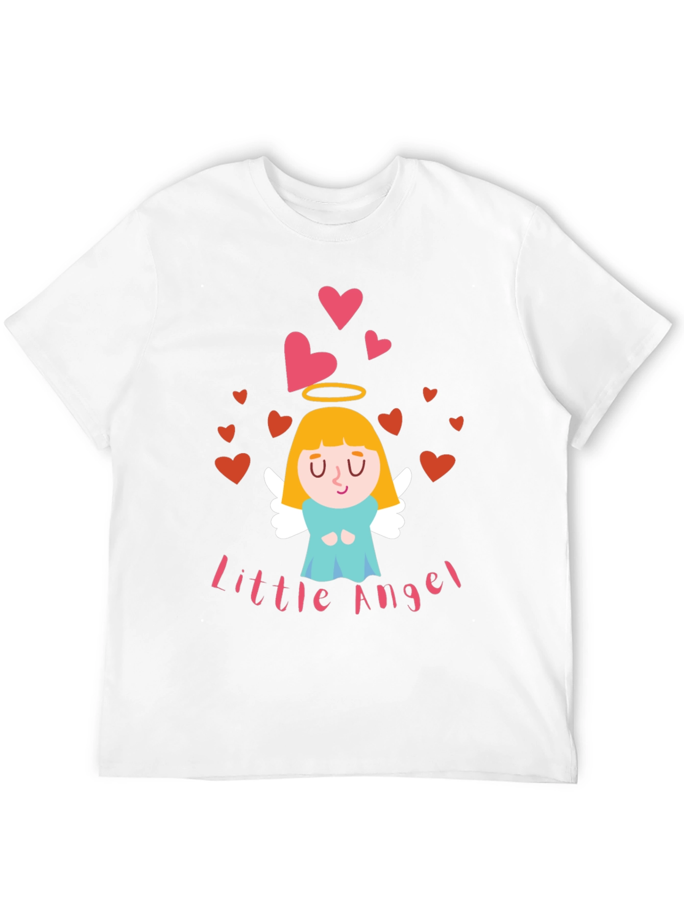 Camiseta Negra Little Angel para Adulto