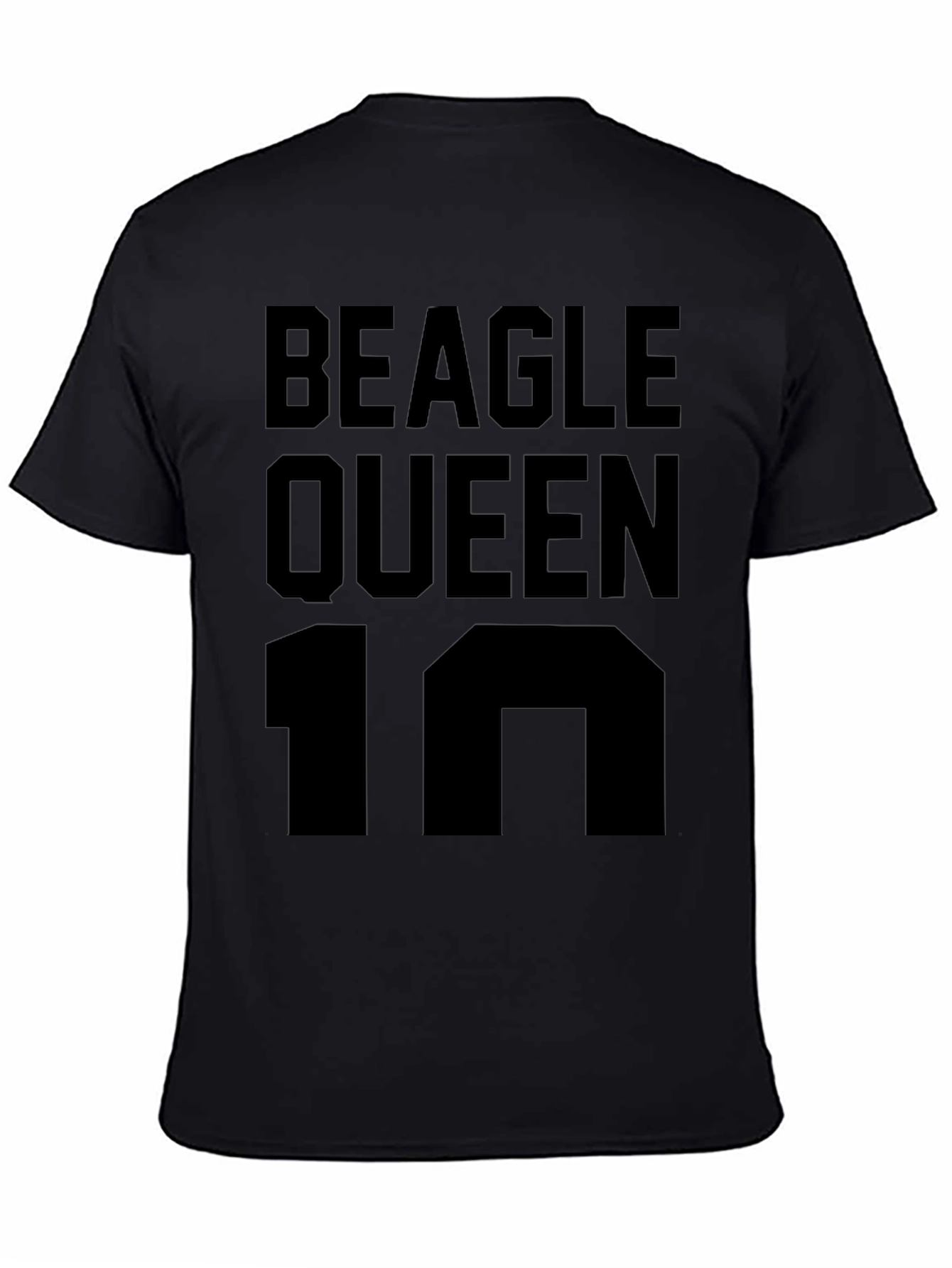 Camiseta Negra Beagle Queen 10