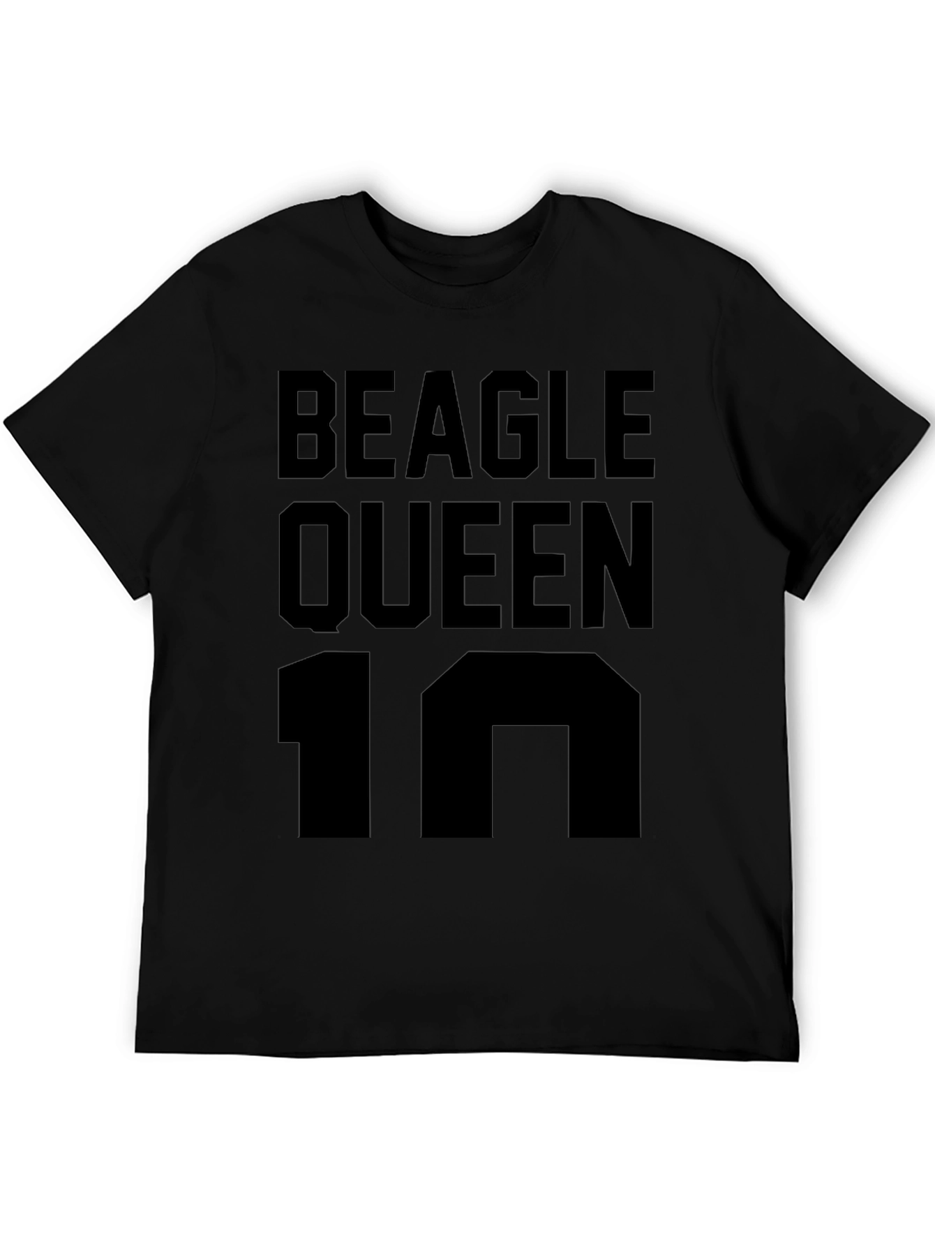 Camiseta Negra Beagle Queen 10