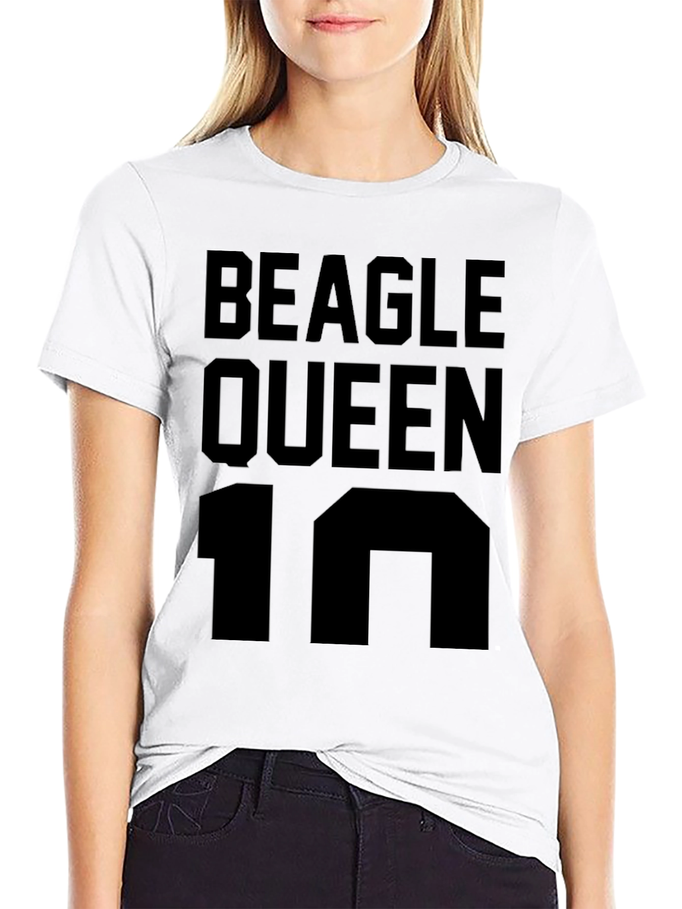 Camiseta Negra Beagle Queen 10