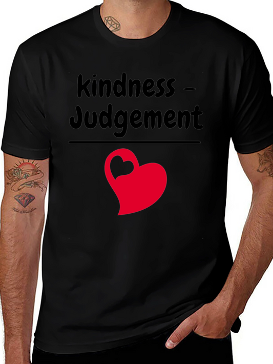 Camiseta Negra Corazón y Mensaje Inspirador