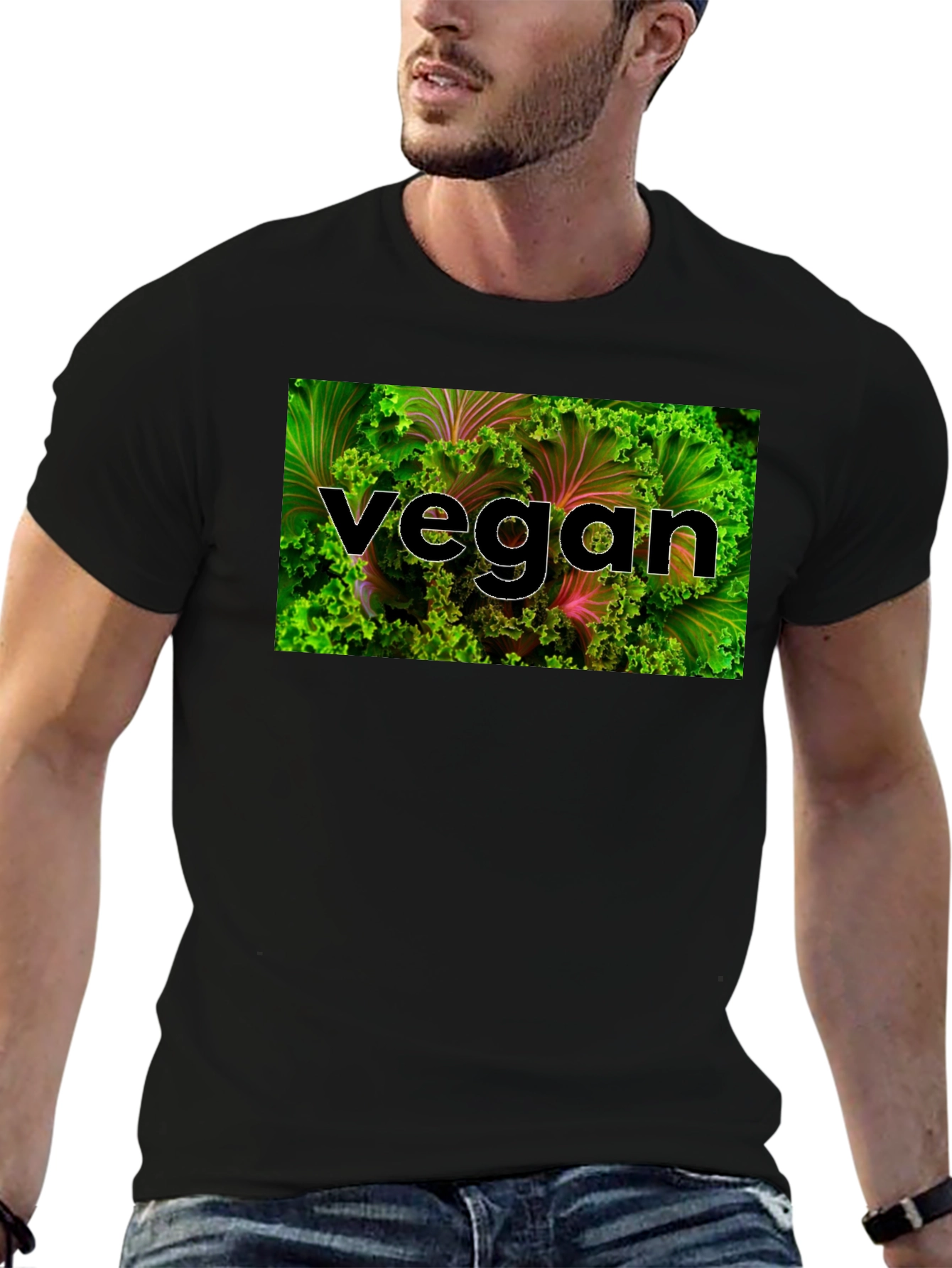 Camiseta Vegana: Diseño Único con Hojas