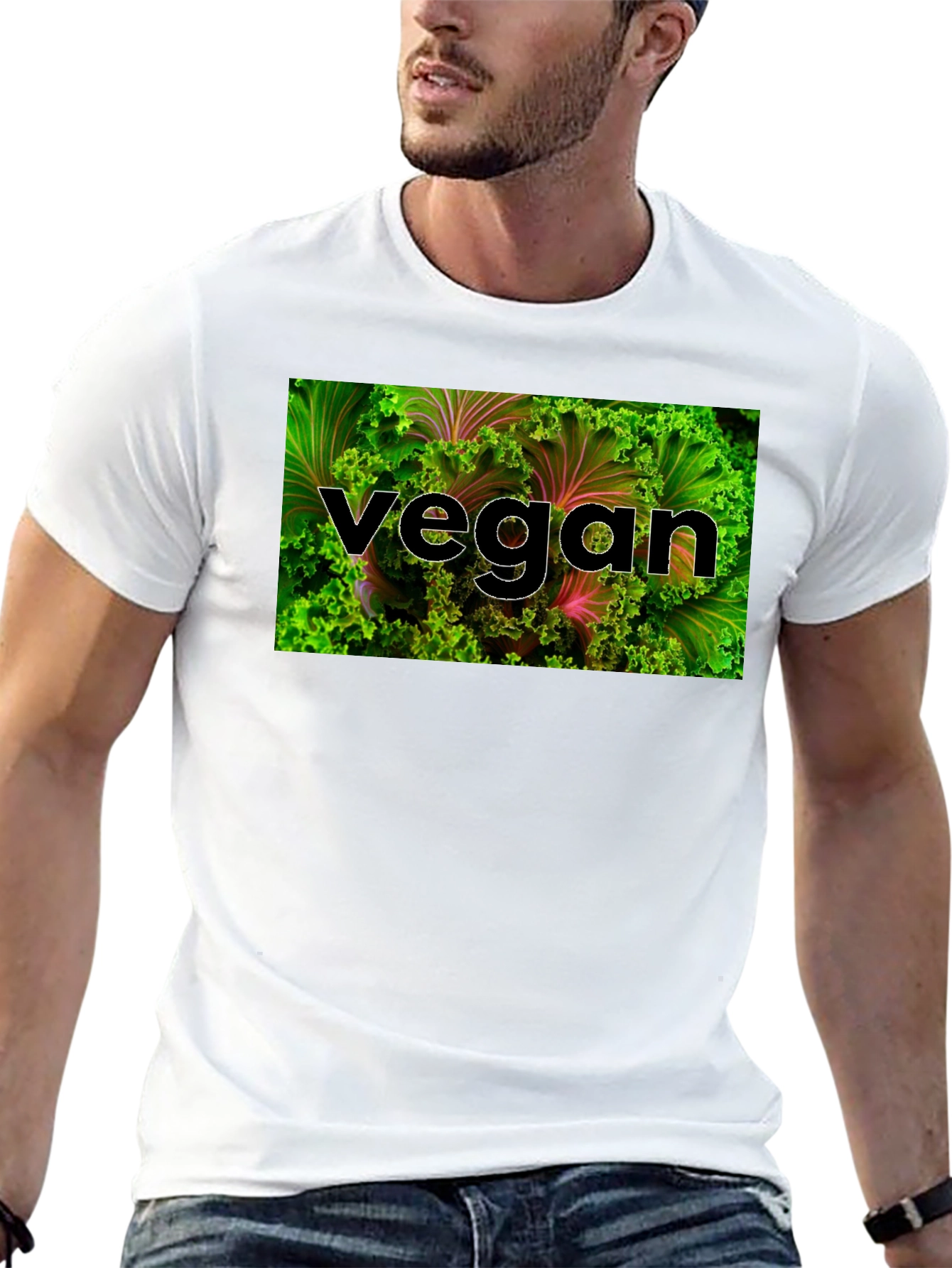 Camiseta Vegana: Diseño Único con Hojas