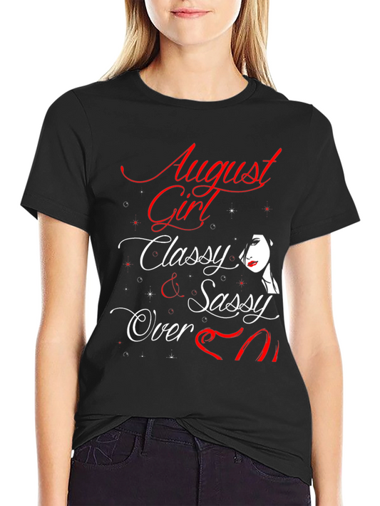 Camiseta August Girl Classy & Sassy Over 50
