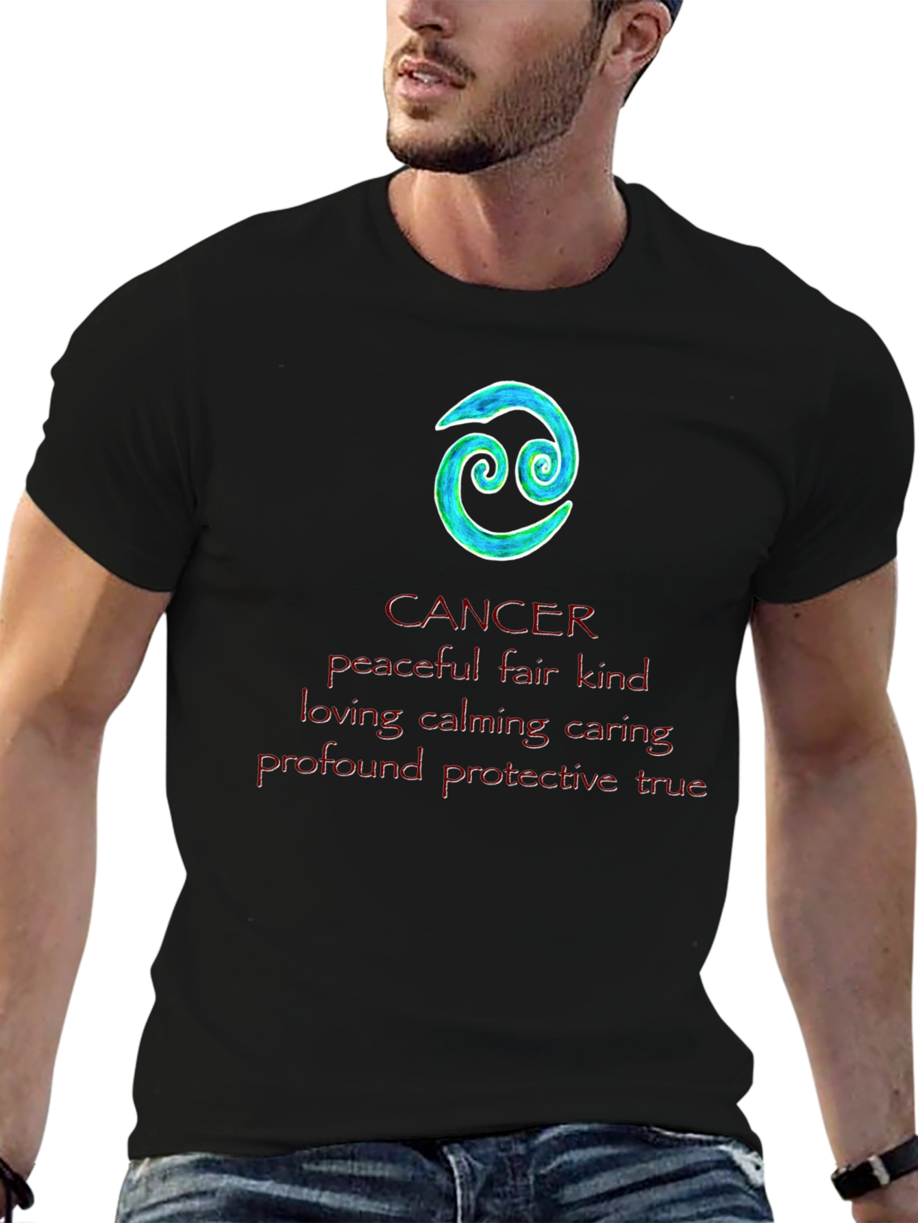 Camiseta Negra Signo Cáncer: Personalidad Astrológica